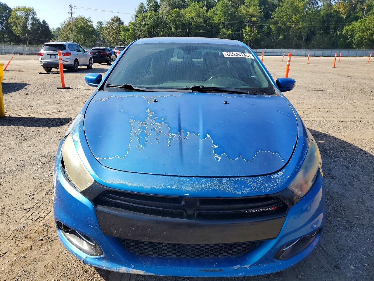 2015 Dodge Dart Sxt Синий vin: 1C3CDFBB4FD267313