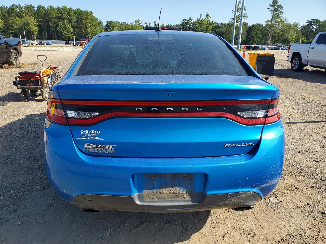 2015 Dodge Dart Sxt Синий vin: 1C3CDFBB4FD267313