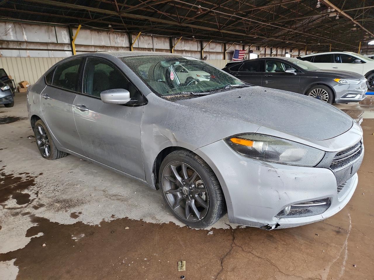 2015 Dodge Dart Sxt Gray vin: 1C3CDFBB4FD346321