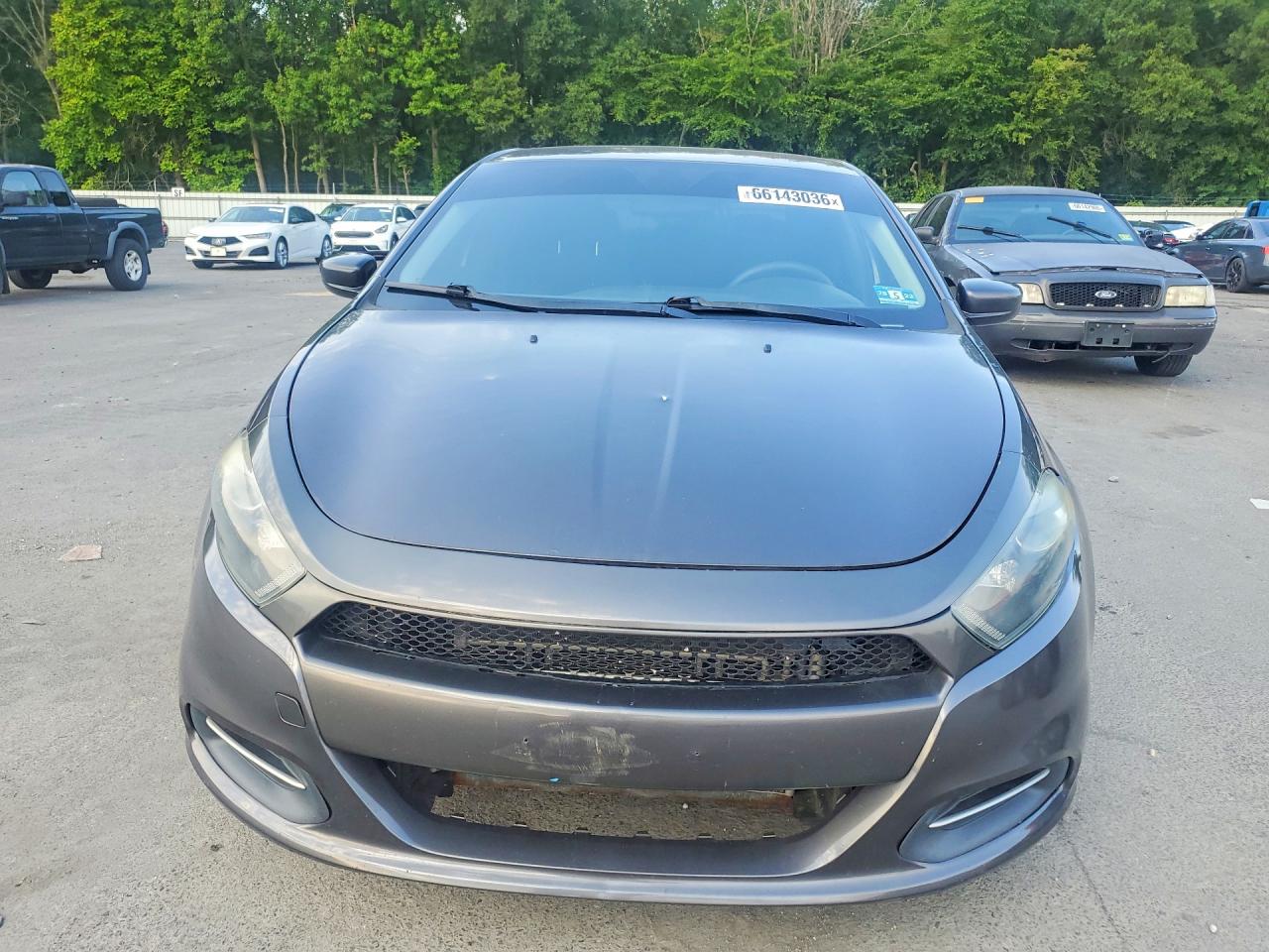 2015 Dodge Dart Sxt Gray vin: 1C3CDFBB4FD374068