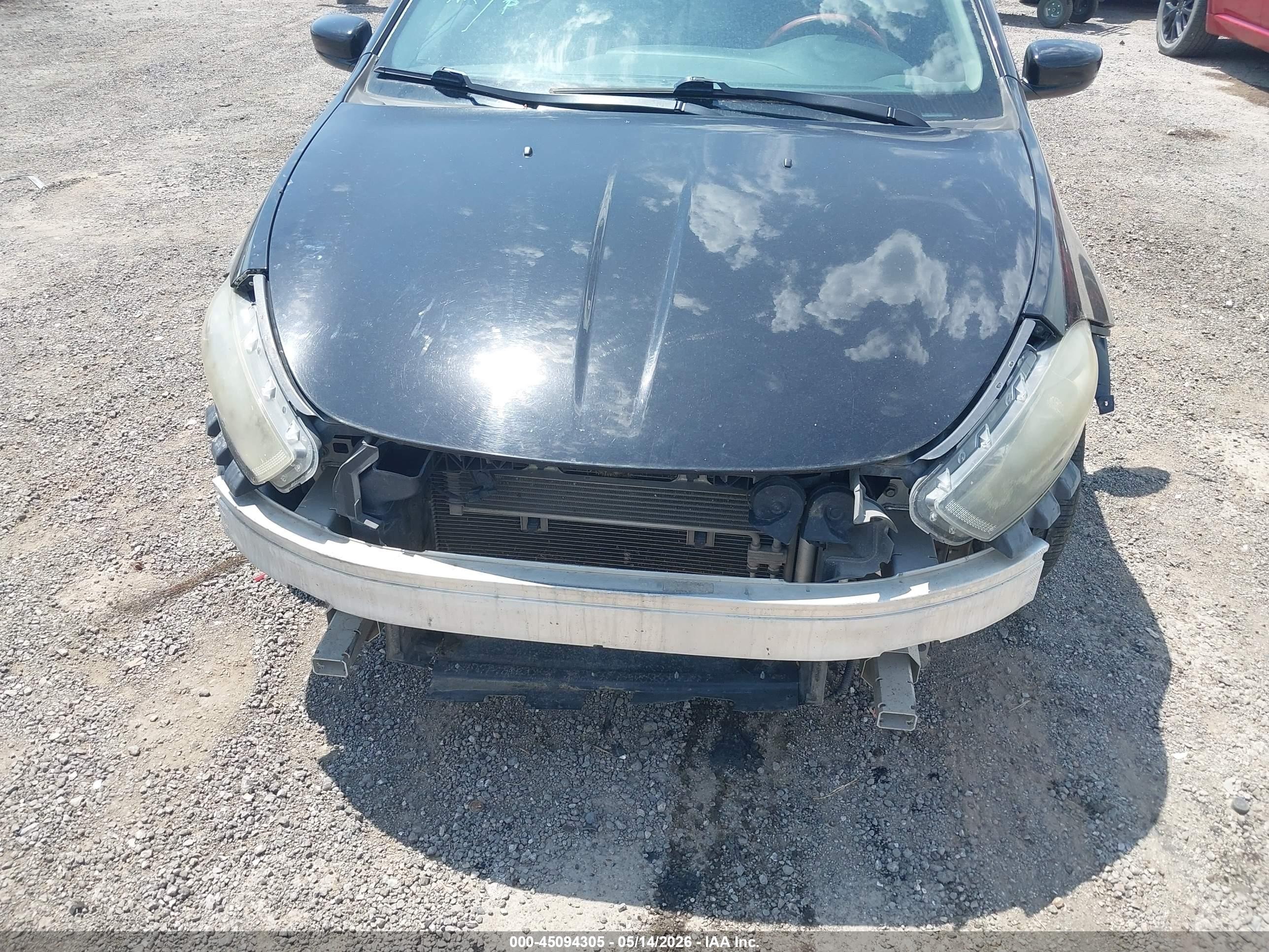 2015 Dodge Dart Sxt Black vin: 1C3CDFBB4FD390125