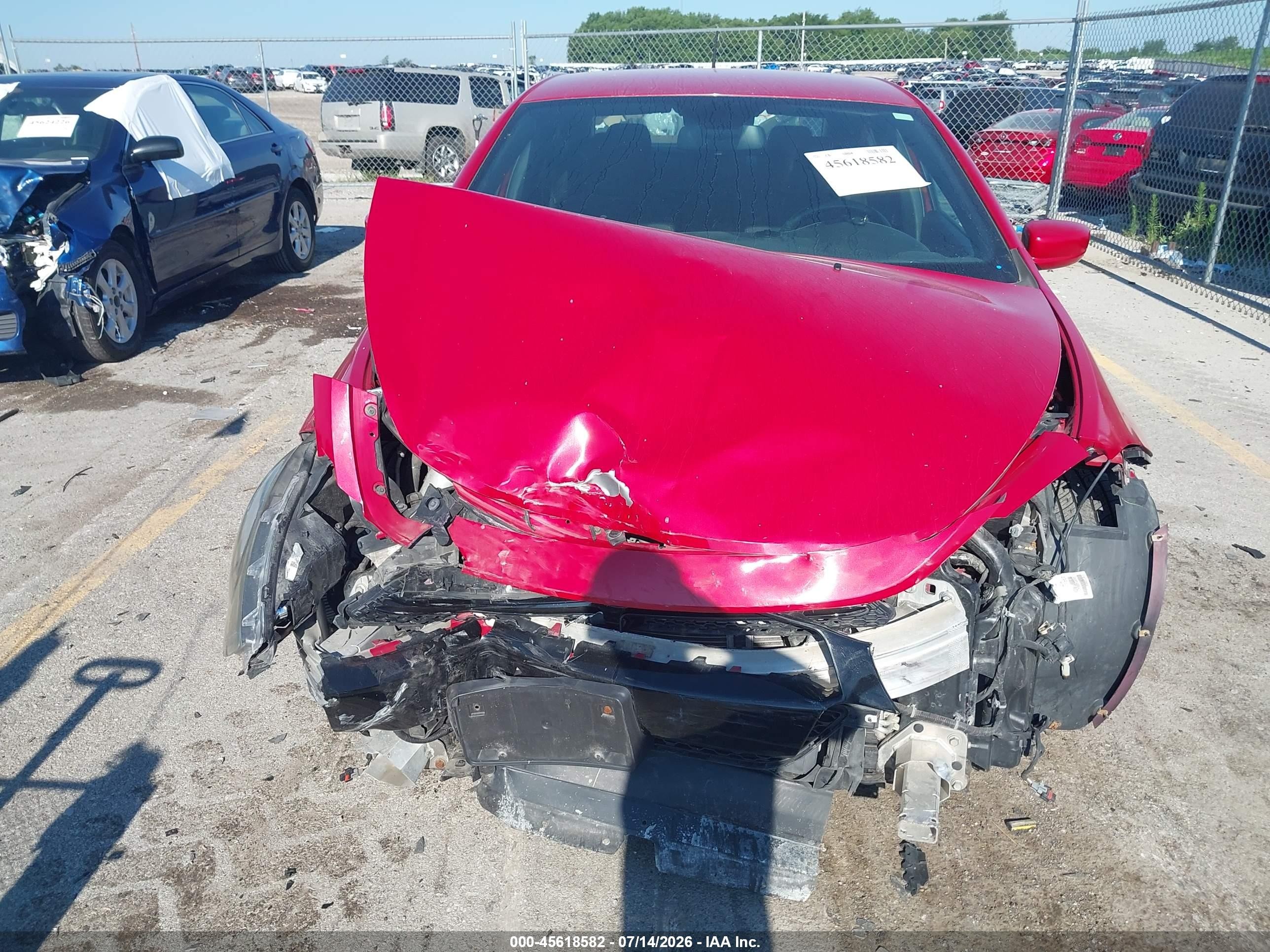 2015 Dodge Dart Sxt Red vin: 1C3CDFBB4FD410714