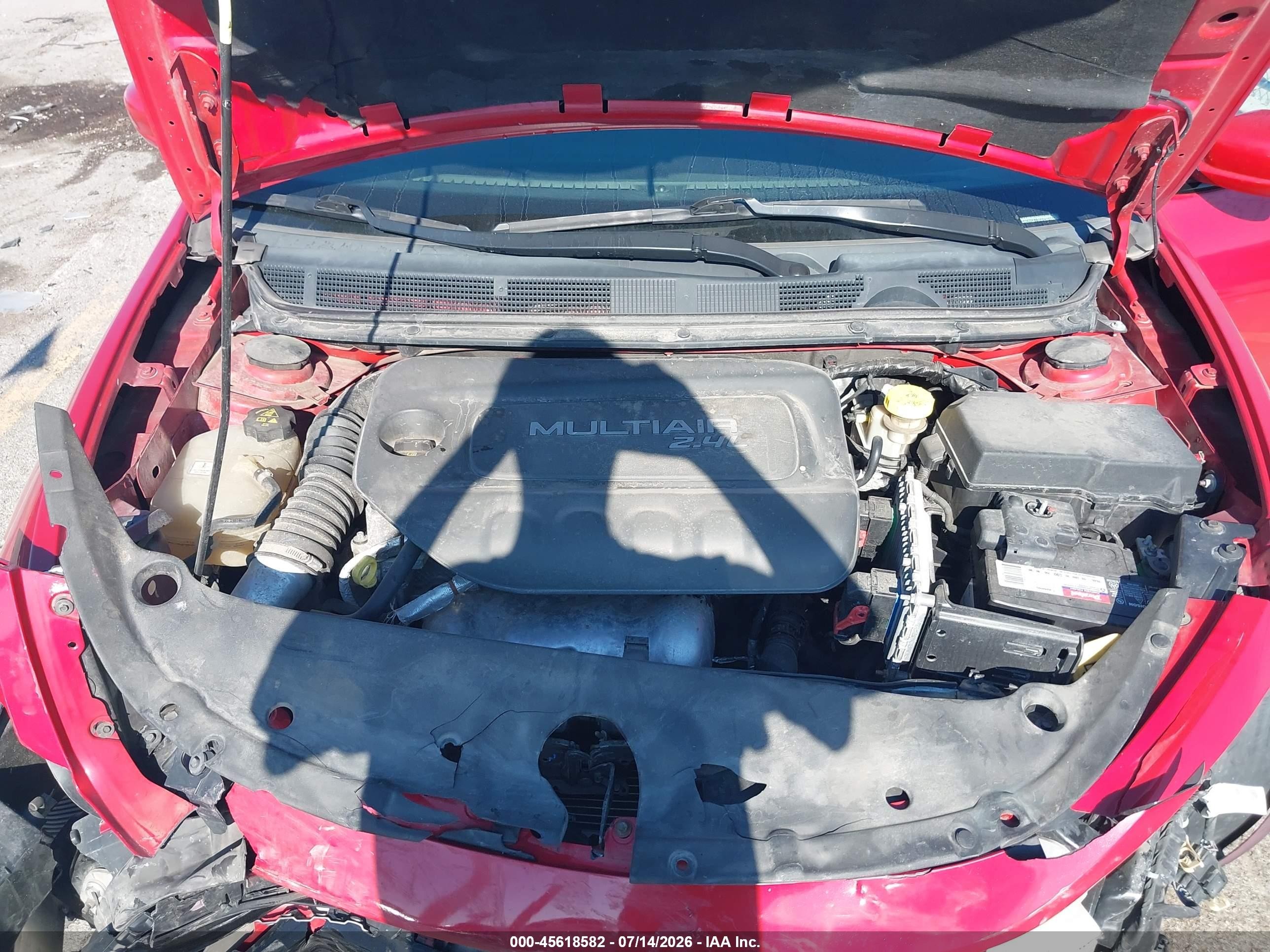 2015 Dodge Dart Sxt Red vin: 1C3CDFBB4FD410714