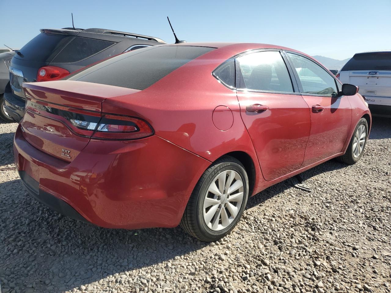 2014 Dodge Dart Sxt Красный vin: 1C3CDFBB5ED702127