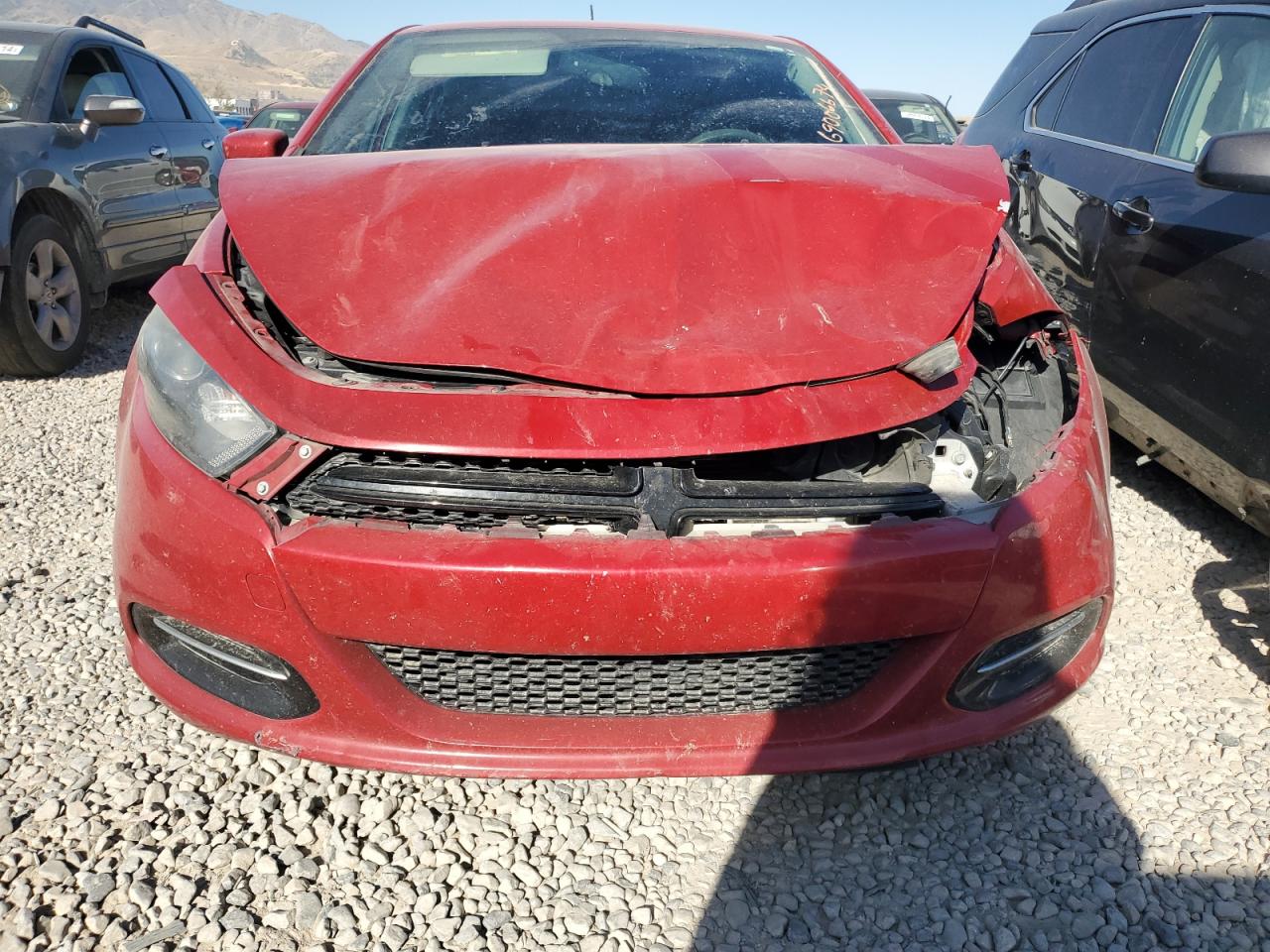2014 Dodge Dart Sxt Красный vin: 1C3CDFBB5ED702127