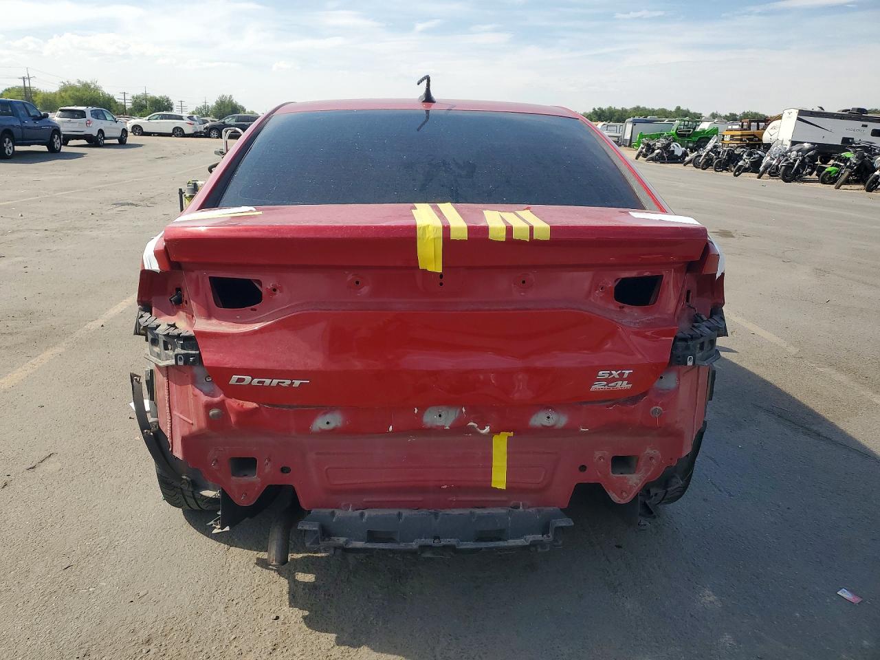 2014 Dodge Dart Sxt Красный vin: 1C3CDFBB5ED702127