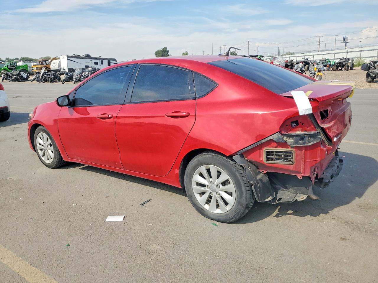 2014 Dodge Dart Sxt Красный vin: 1C3CDFBB5ED702127