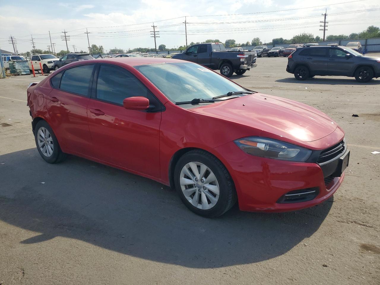 2014 Dodge Dart Sxt Красный vin: 1C3CDFBB5ED702127