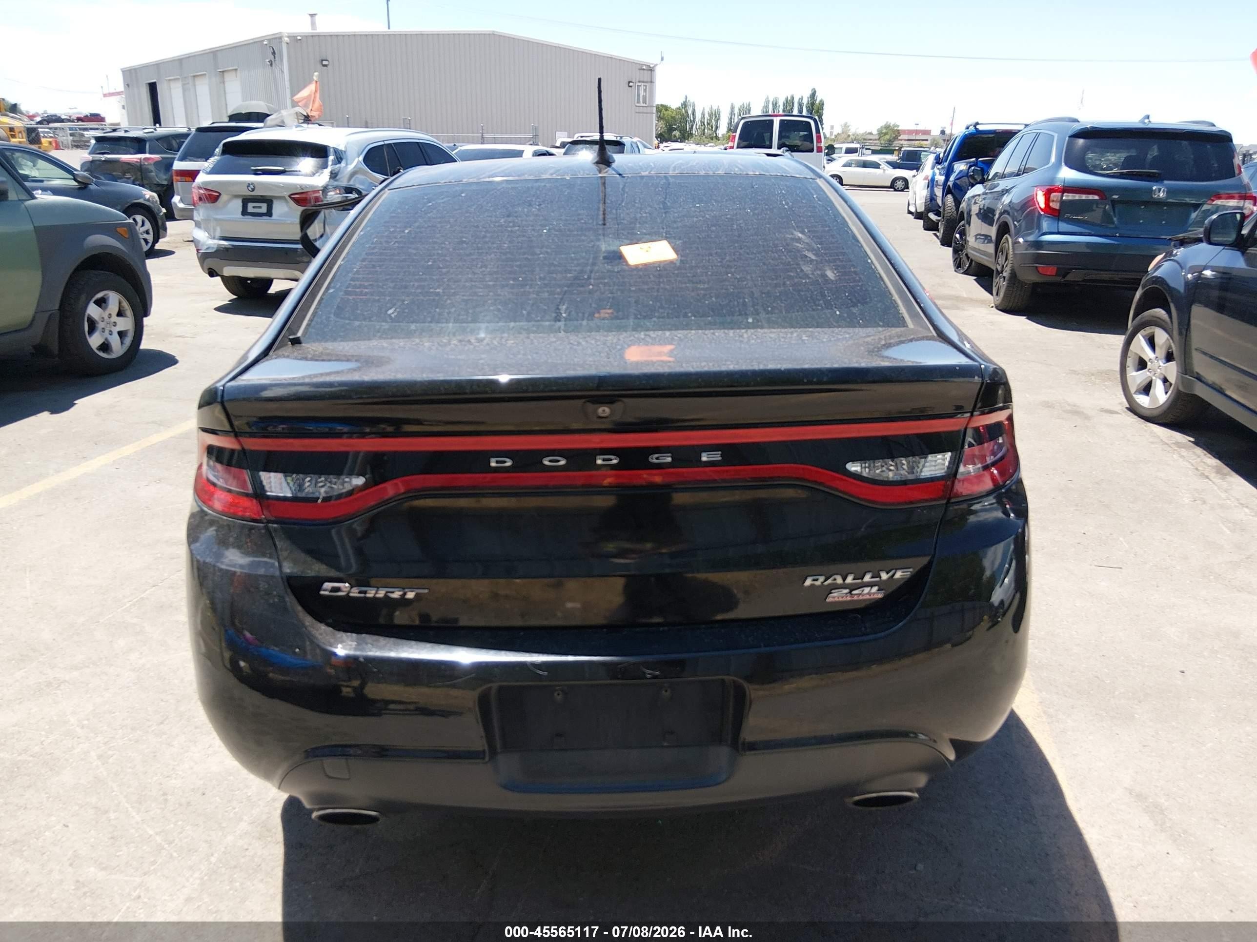 2014 Dodge Dart Sxt Black vin: 1C3CDFBB5ED857938