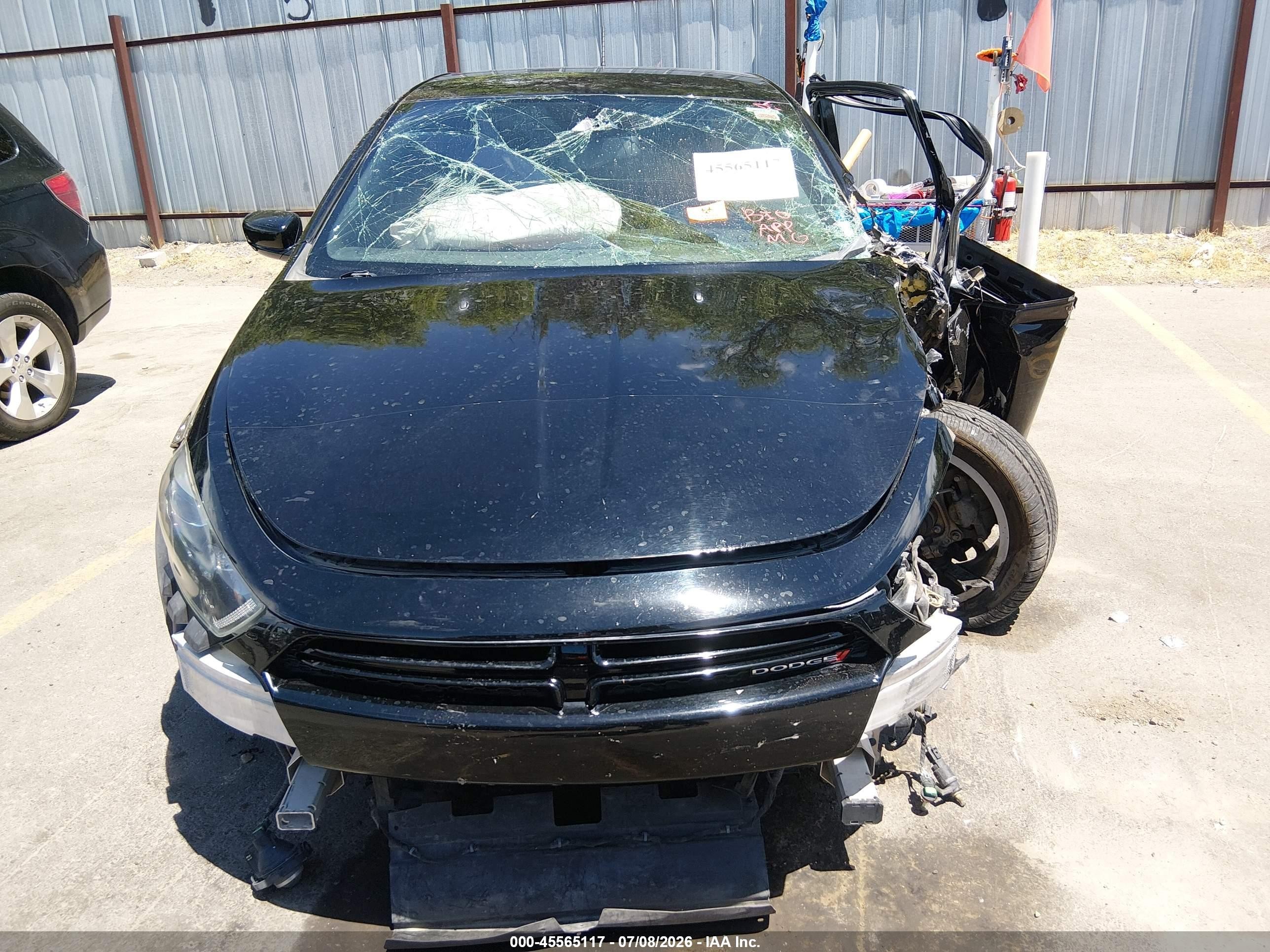 2014 Dodge Dart Sxt Black vin: 1C3CDFBB5ED857938