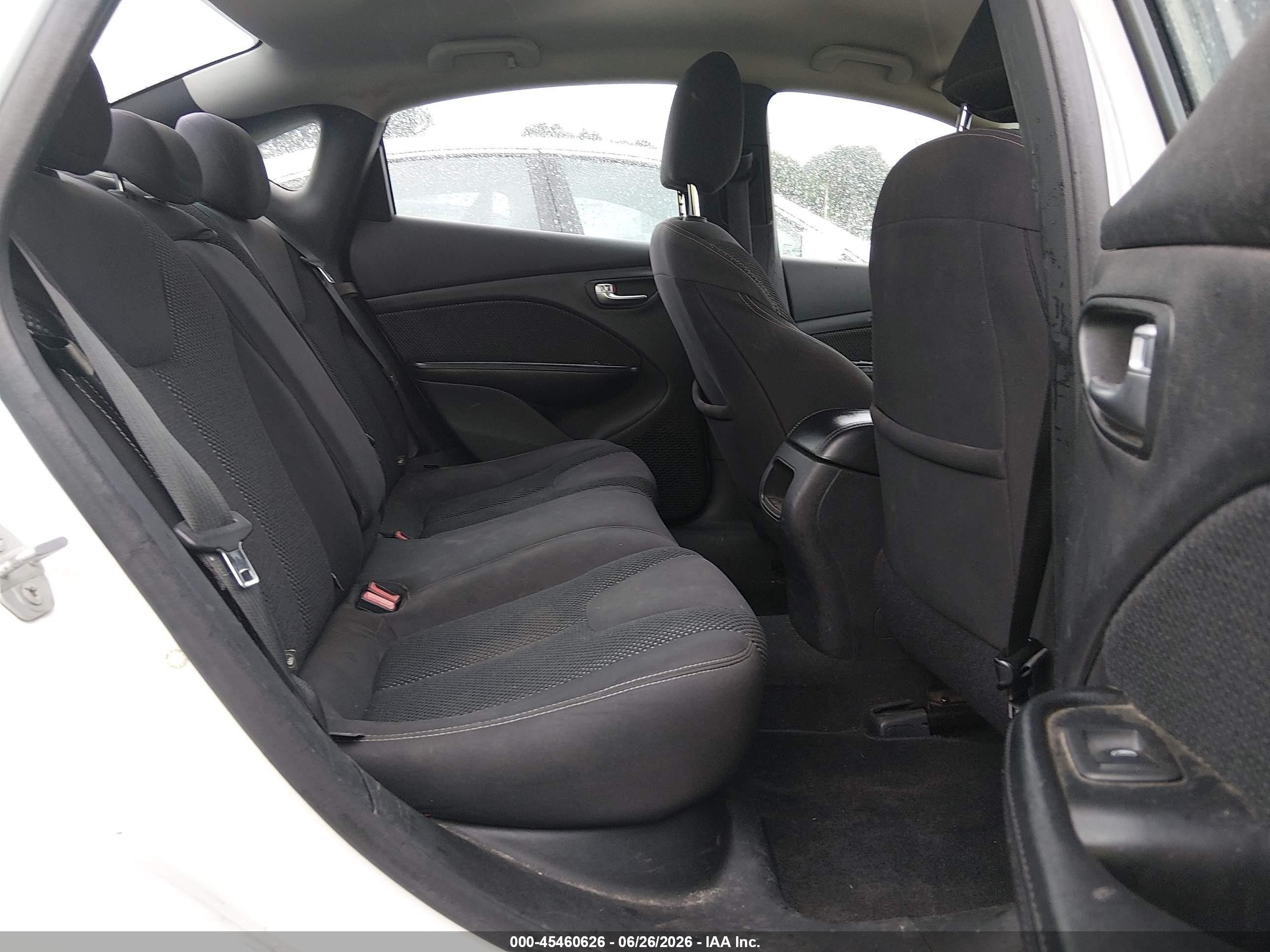 2015 Dodge Dart Sxt White vin: 1C3CDFBB5FD140537