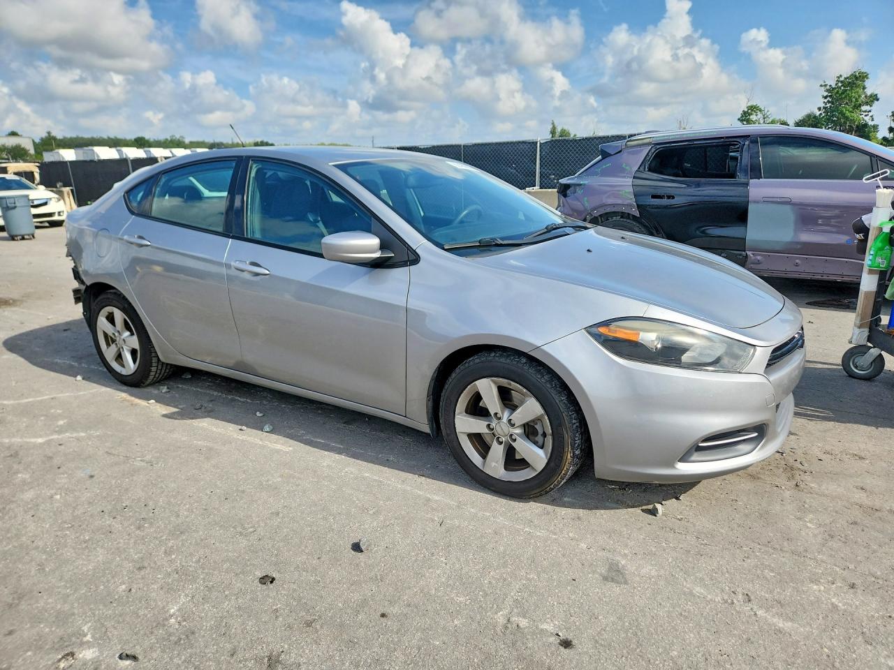 2015 Dodge Dart Sxt Gray vin: 1C3CDFBB5FD179922