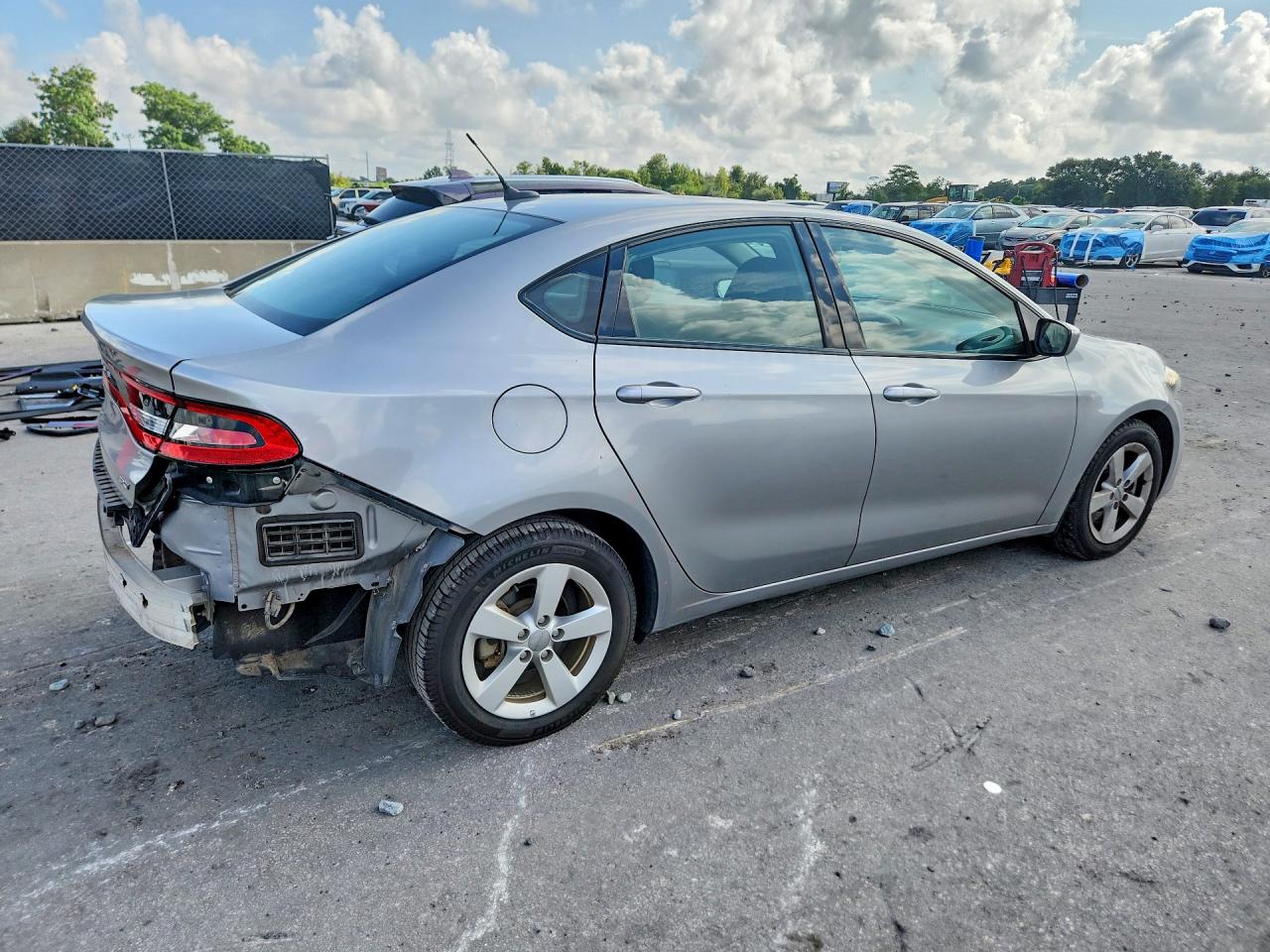 2015 Dodge Dart Sxt Gray vin: 1C3CDFBB5FD179922