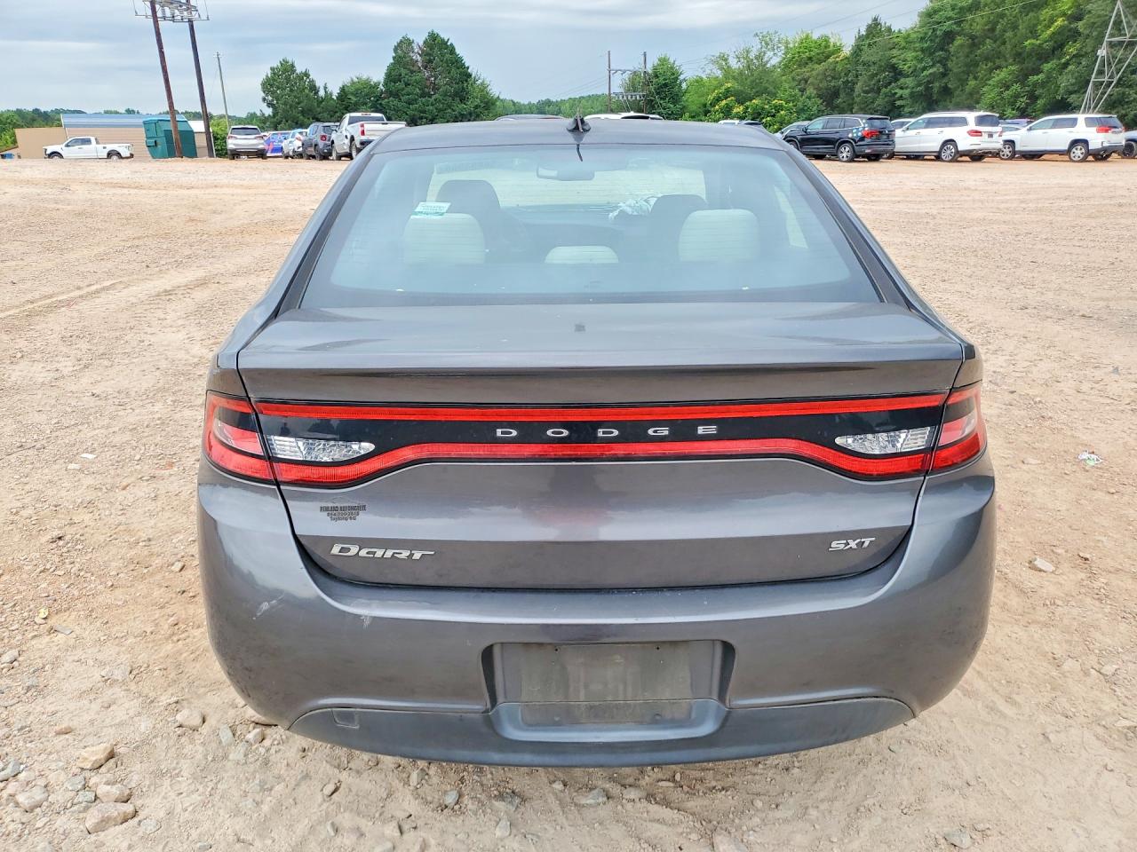 2015 Dodge Dart Sxt Gray vin: 1C3CDFBB5FD211901
