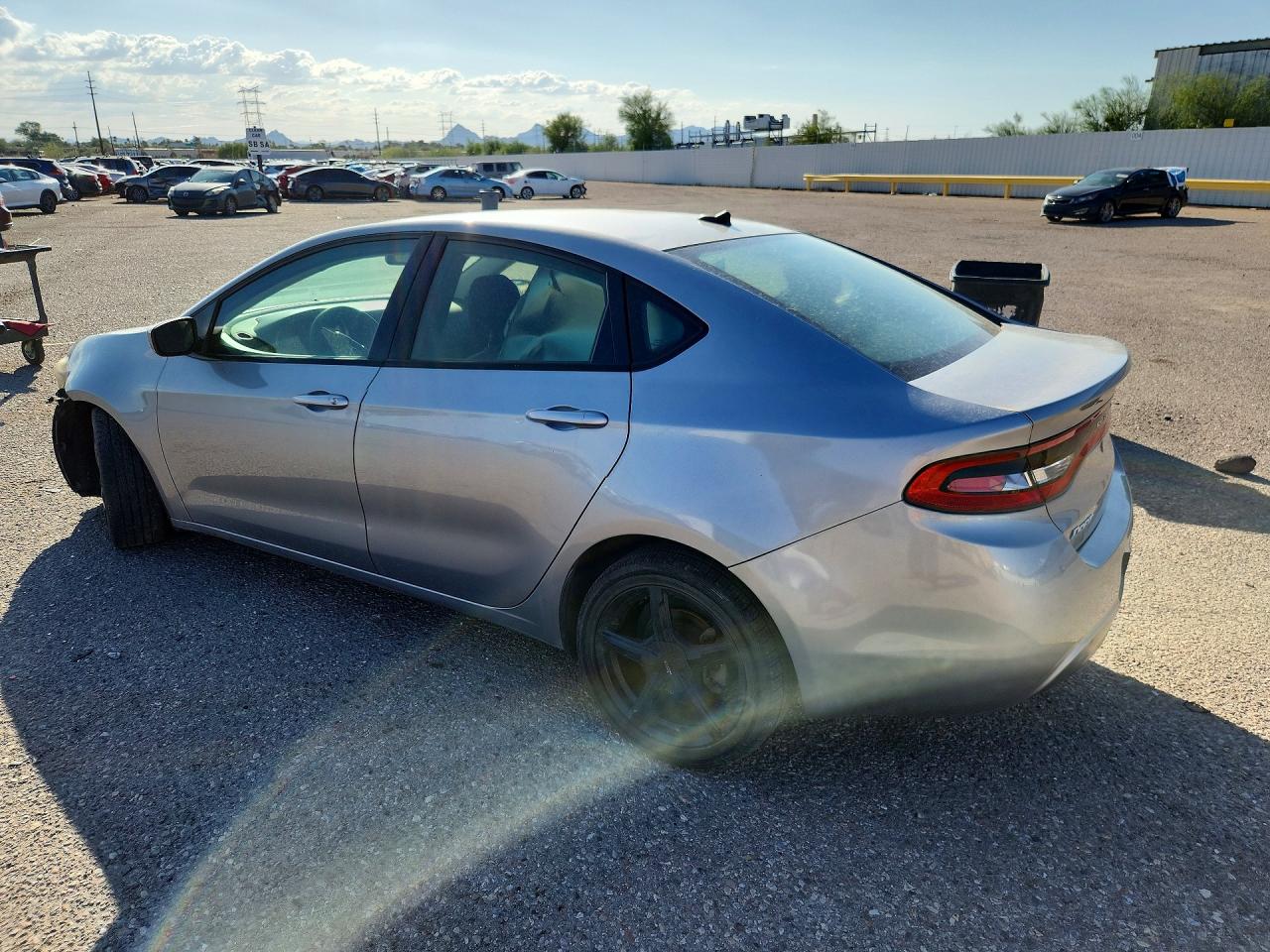 2015 Dodge Dart Sxt Silver vin: 1C3CDFBB5FD222882