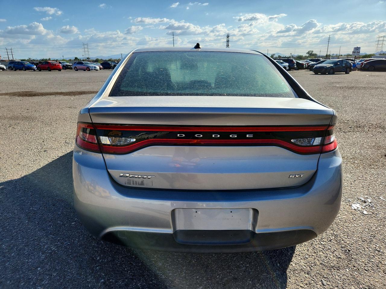 2015 Dodge Dart Sxt Silver vin: 1C3CDFBB5FD222882