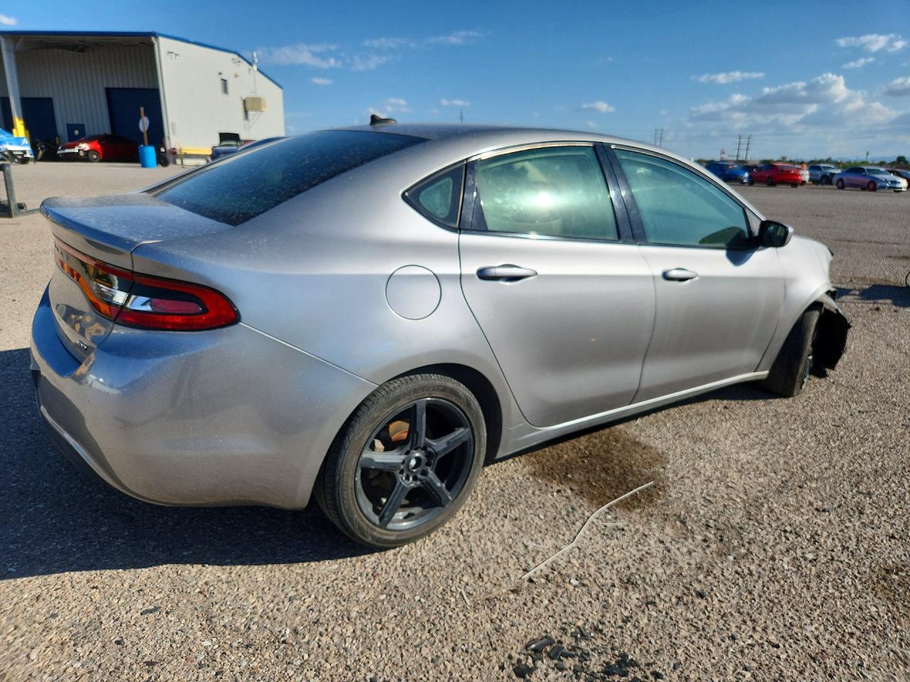 2015 Dodge Dart Sxt Silver vin: 1C3CDFBB5FD222882