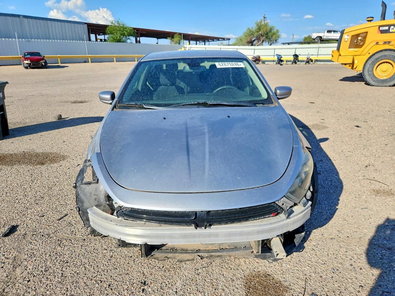 2015 Dodge Dart Sxt Silver vin: 1C3CDFBB5FD222882