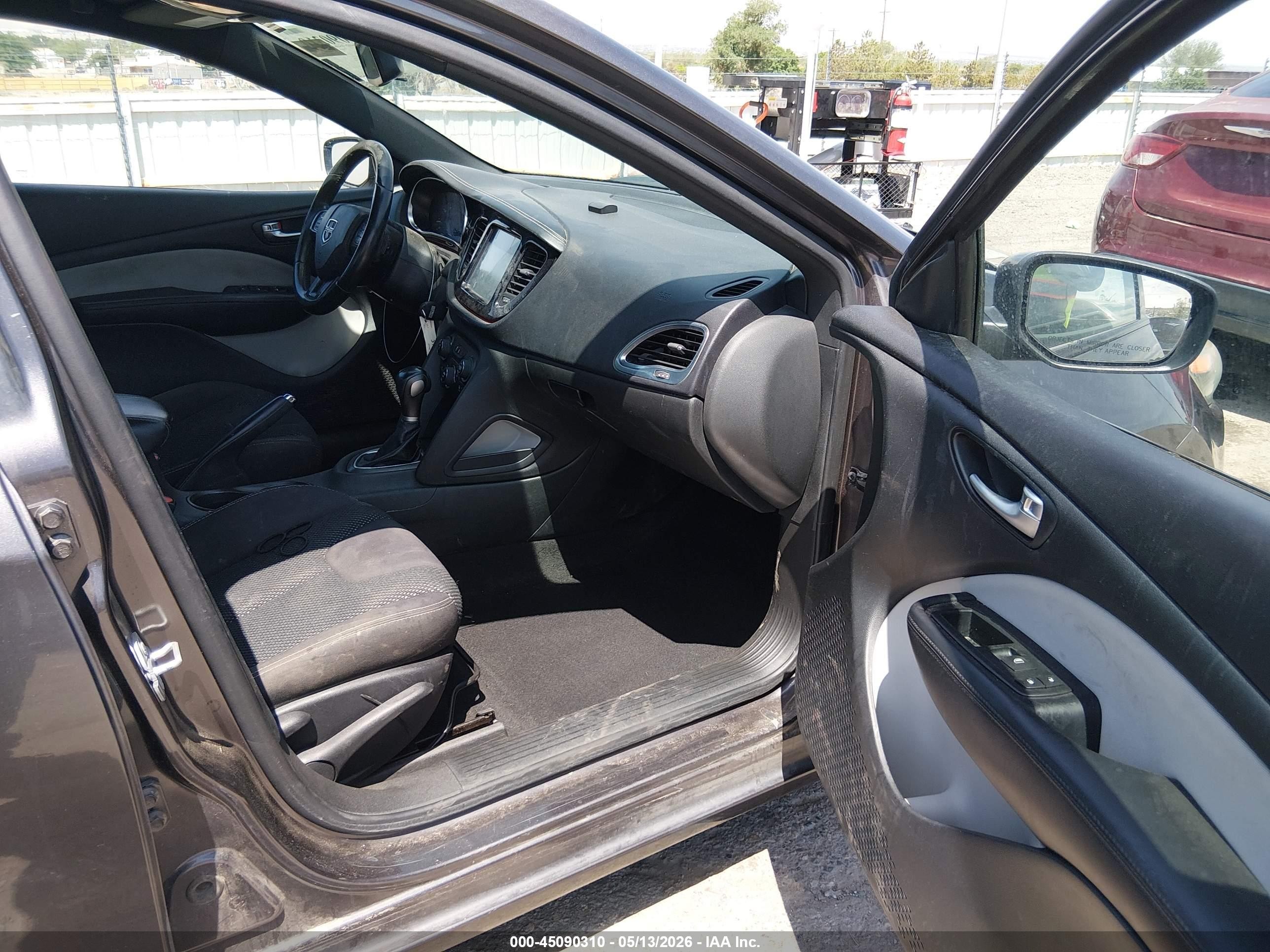 2015 Dodge Dart Sxt Brown vin: 1C3CDFBB5FD278272