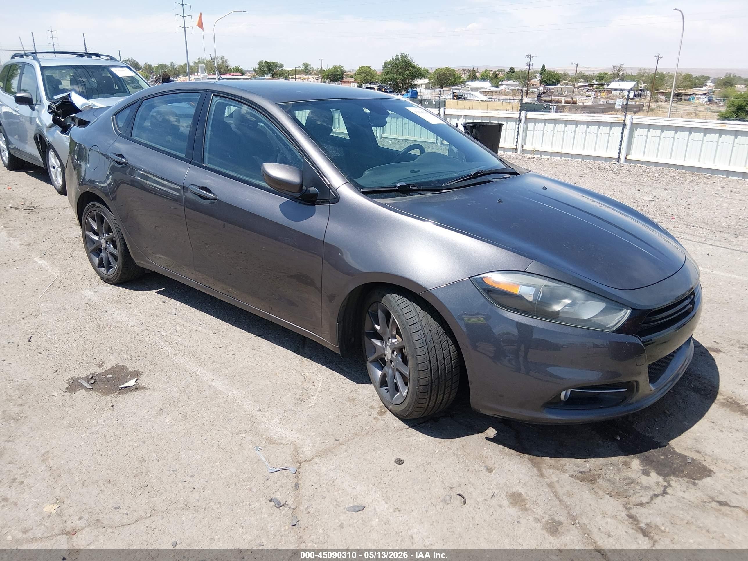 2015 Dodge Dart Sxt Brown vin: 1C3CDFBB5FD278272