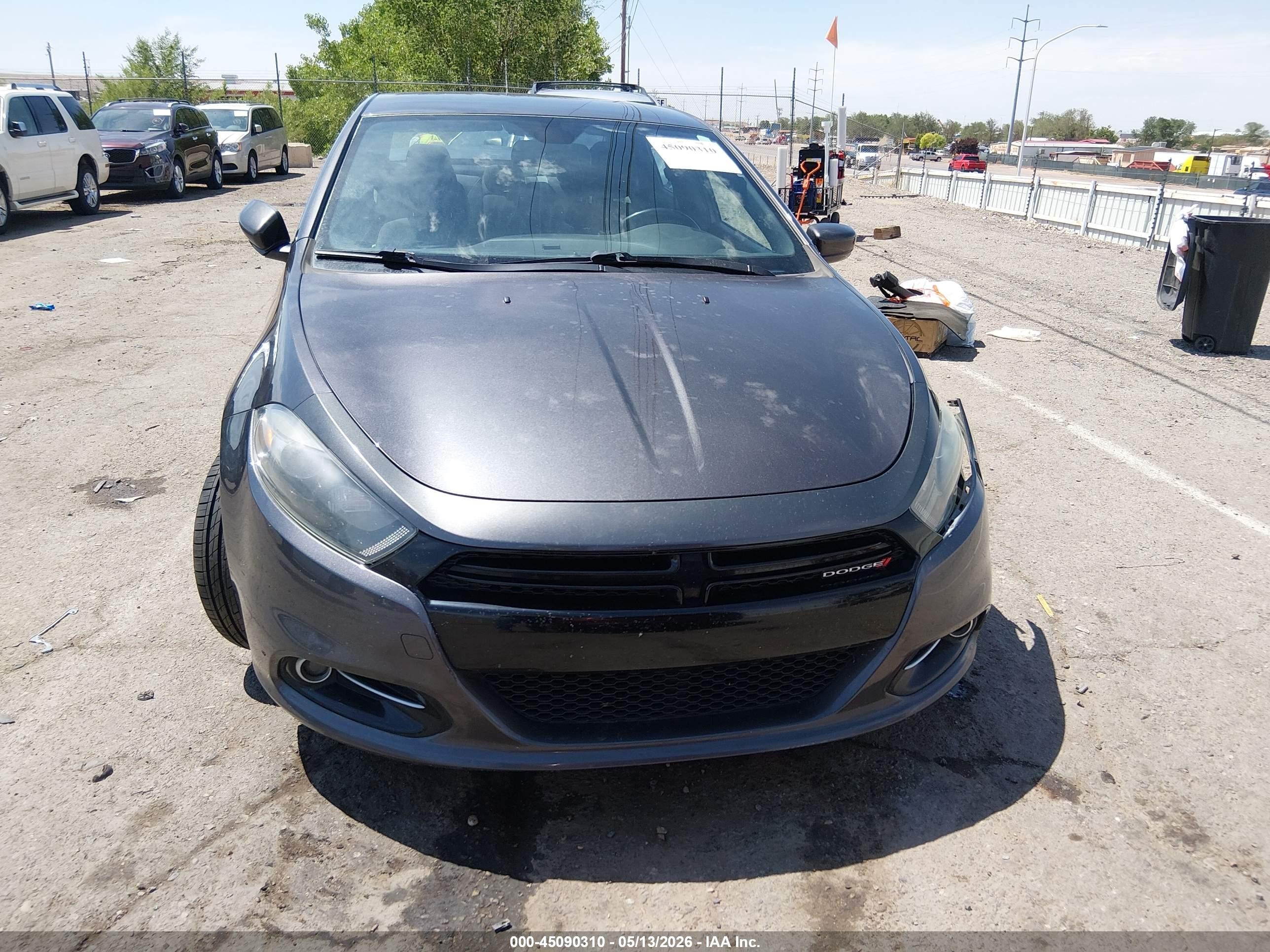 2015 Dodge Dart Sxt Brown vin: 1C3CDFBB5FD278272