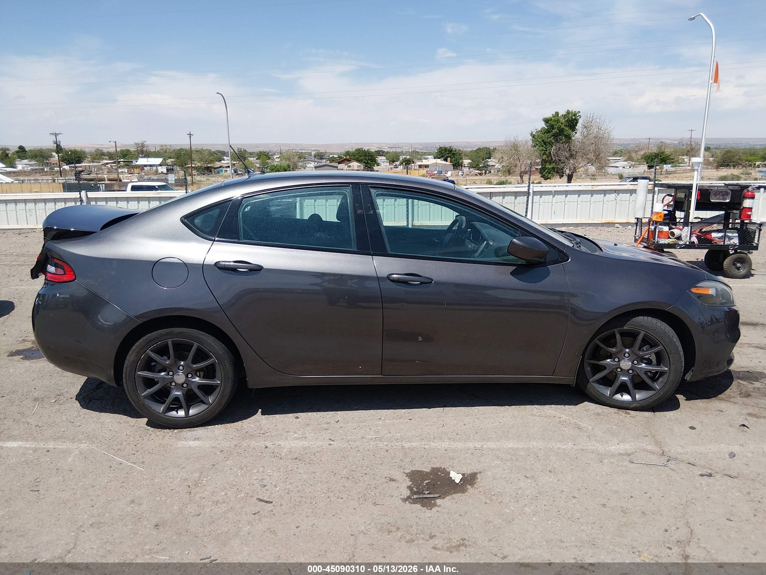 2015 Dodge Dart Sxt Brown vin: 1C3CDFBB5FD278272