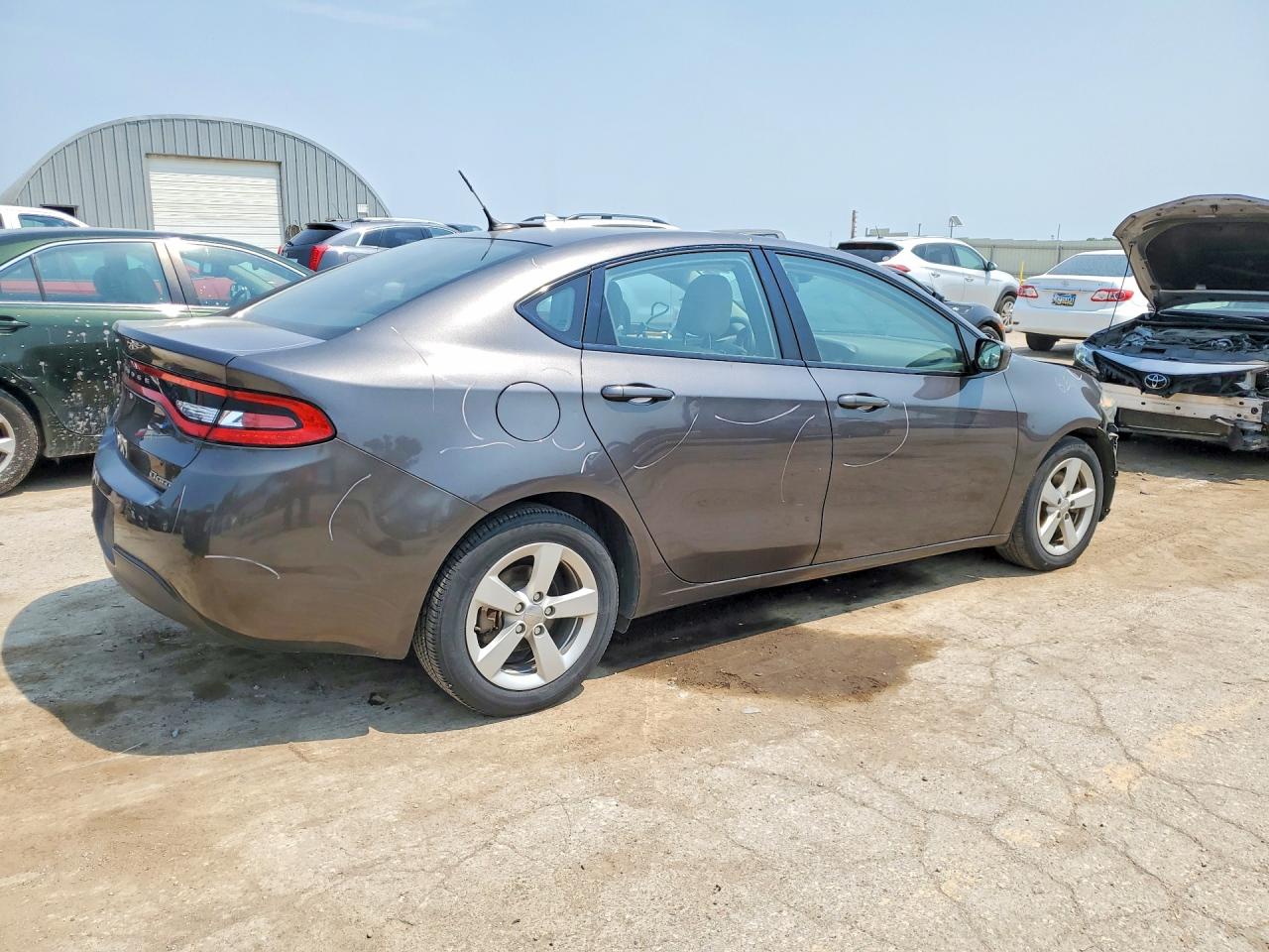 2015 Dodge Dart Sxt Серый vin: 1C3CDFBB5FD281561