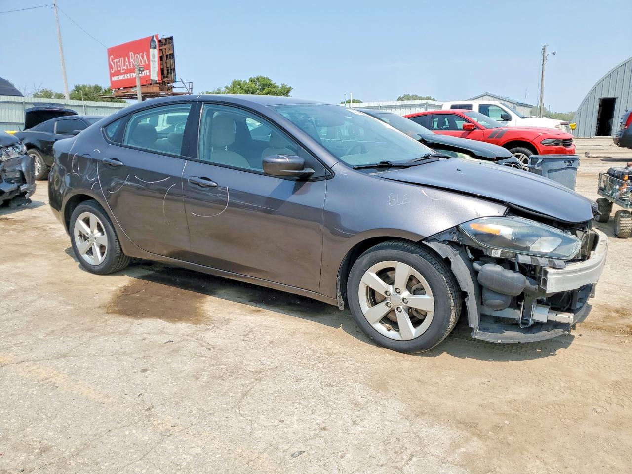 2015 Dodge Dart Sxt Серый vin: 1C3CDFBB5FD281561