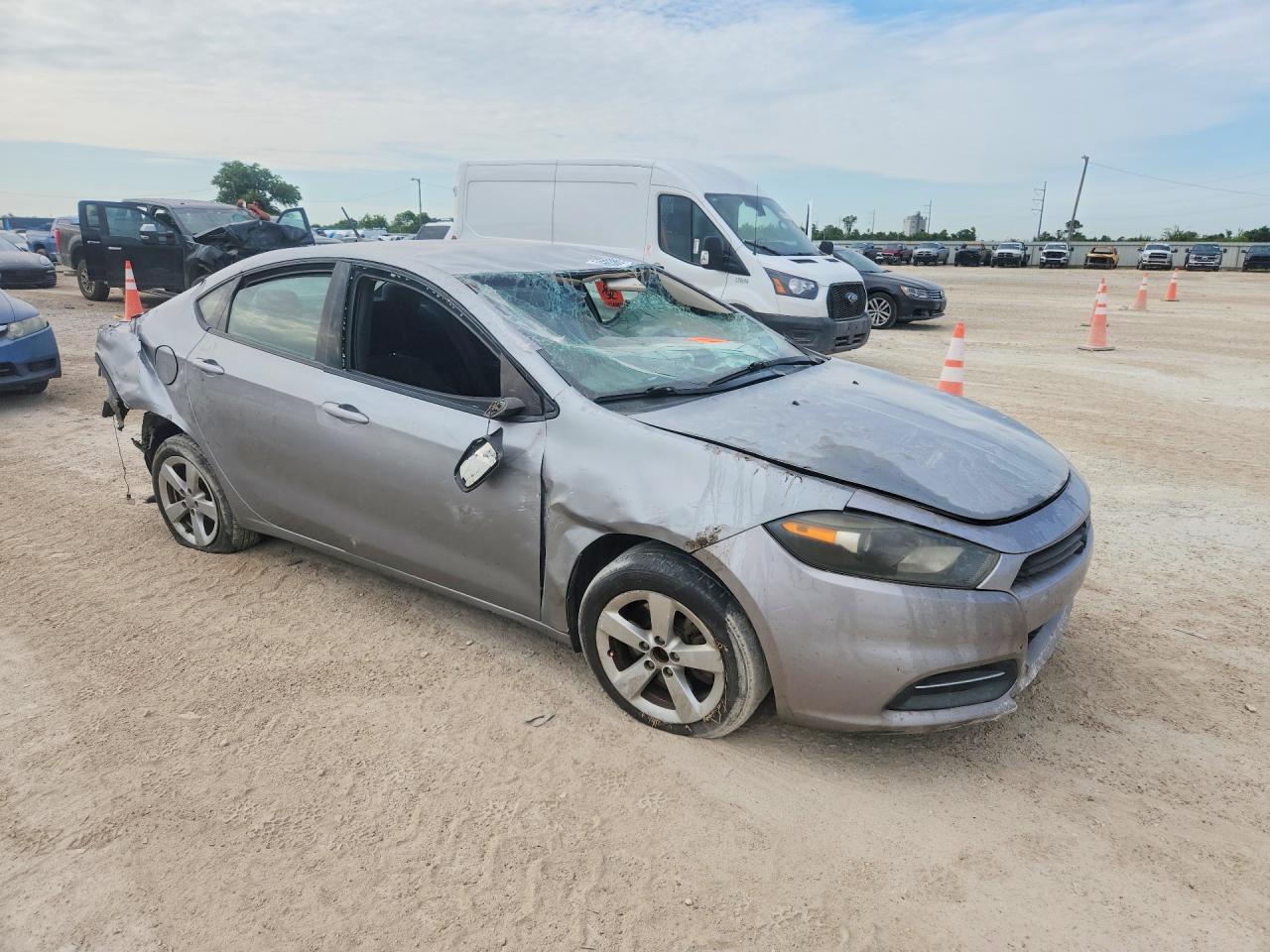 2015 Dodge Dart Sxt Gray vin: 1C3CDFBB5FD285951