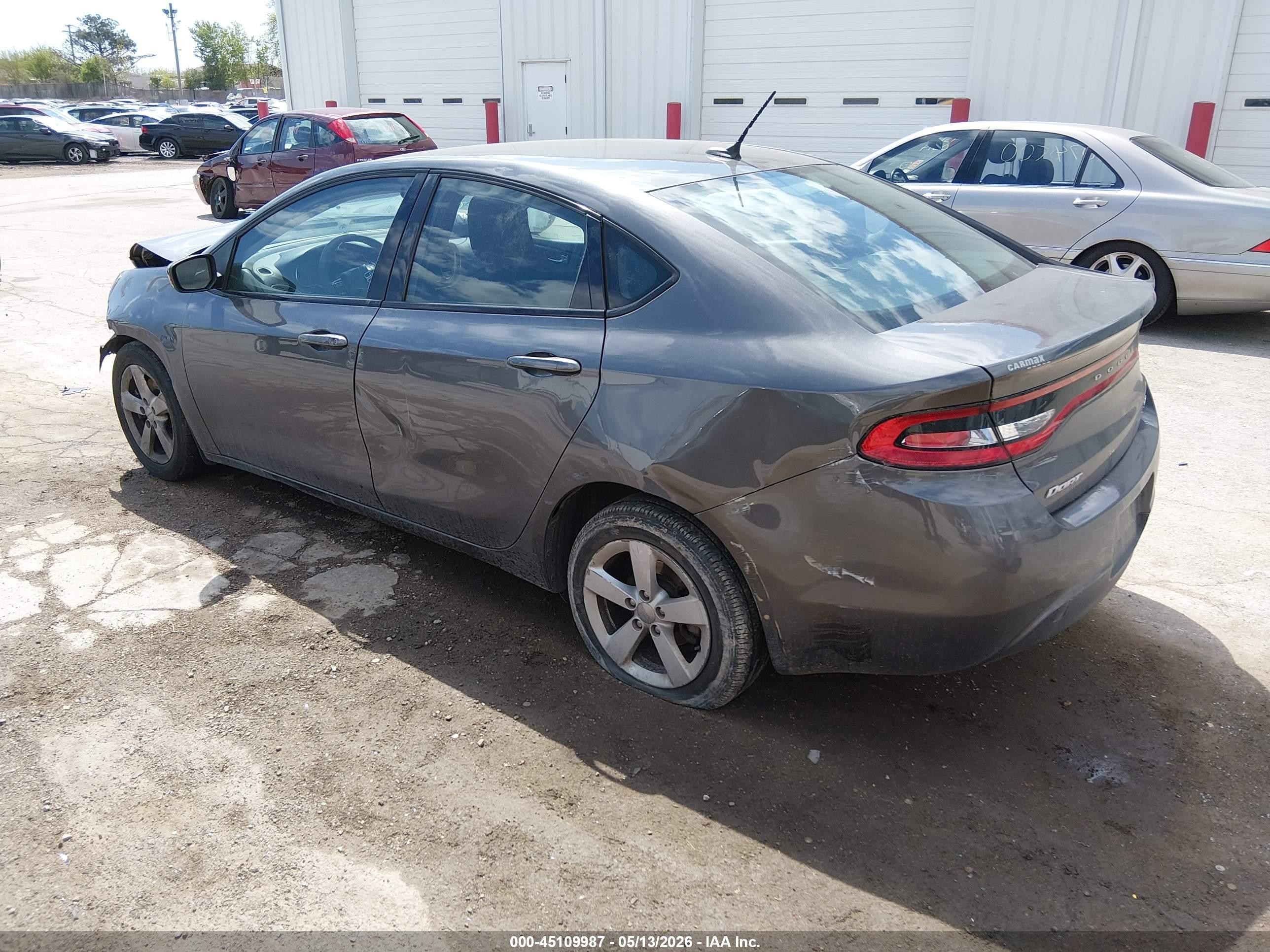 2015 Dodge Dart Sxt Серебряный vin: 1C3CDFBB5FD286467