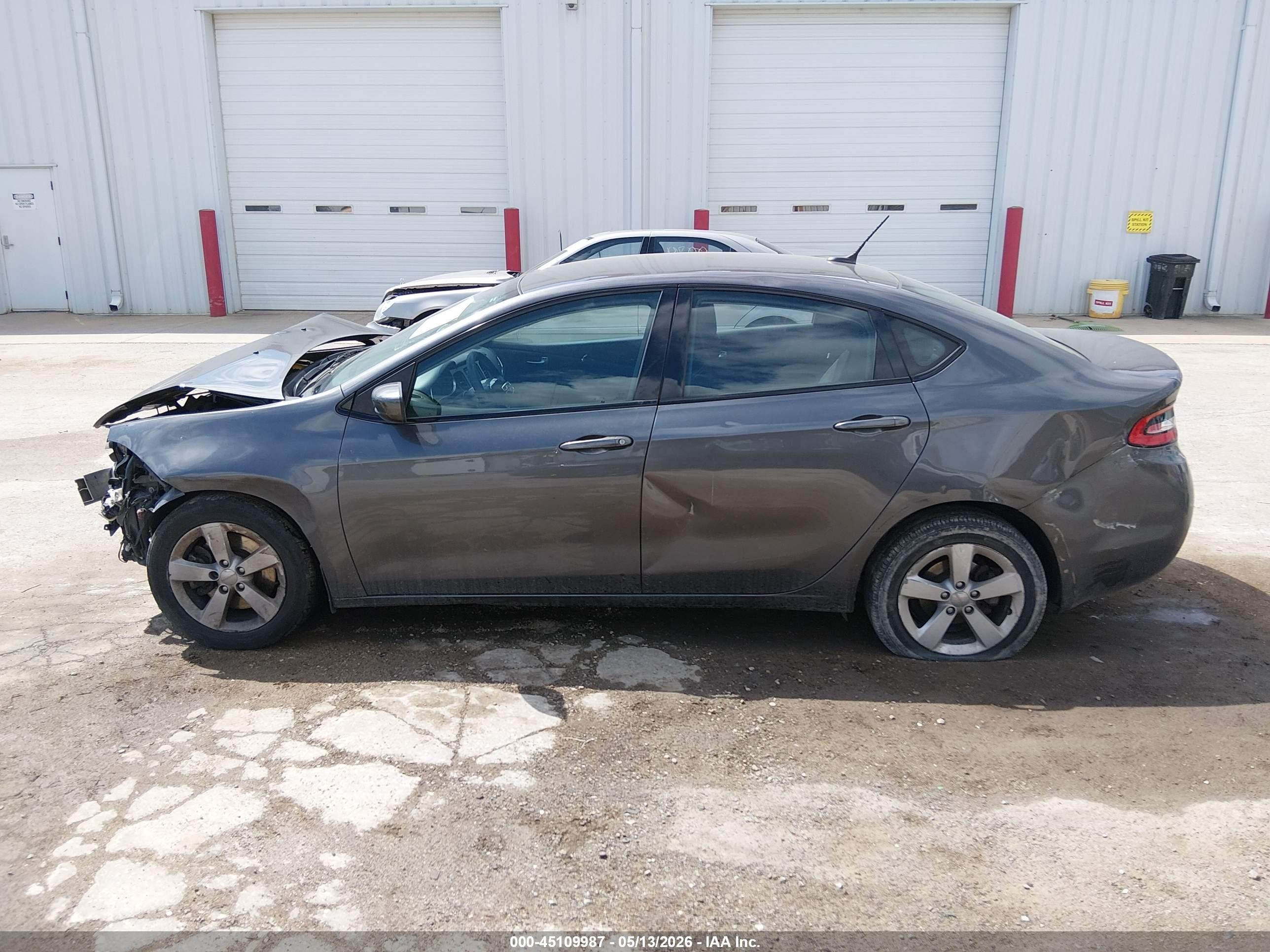 2015 Dodge Dart Sxt Серебряный vin: 1C3CDFBB5FD286467