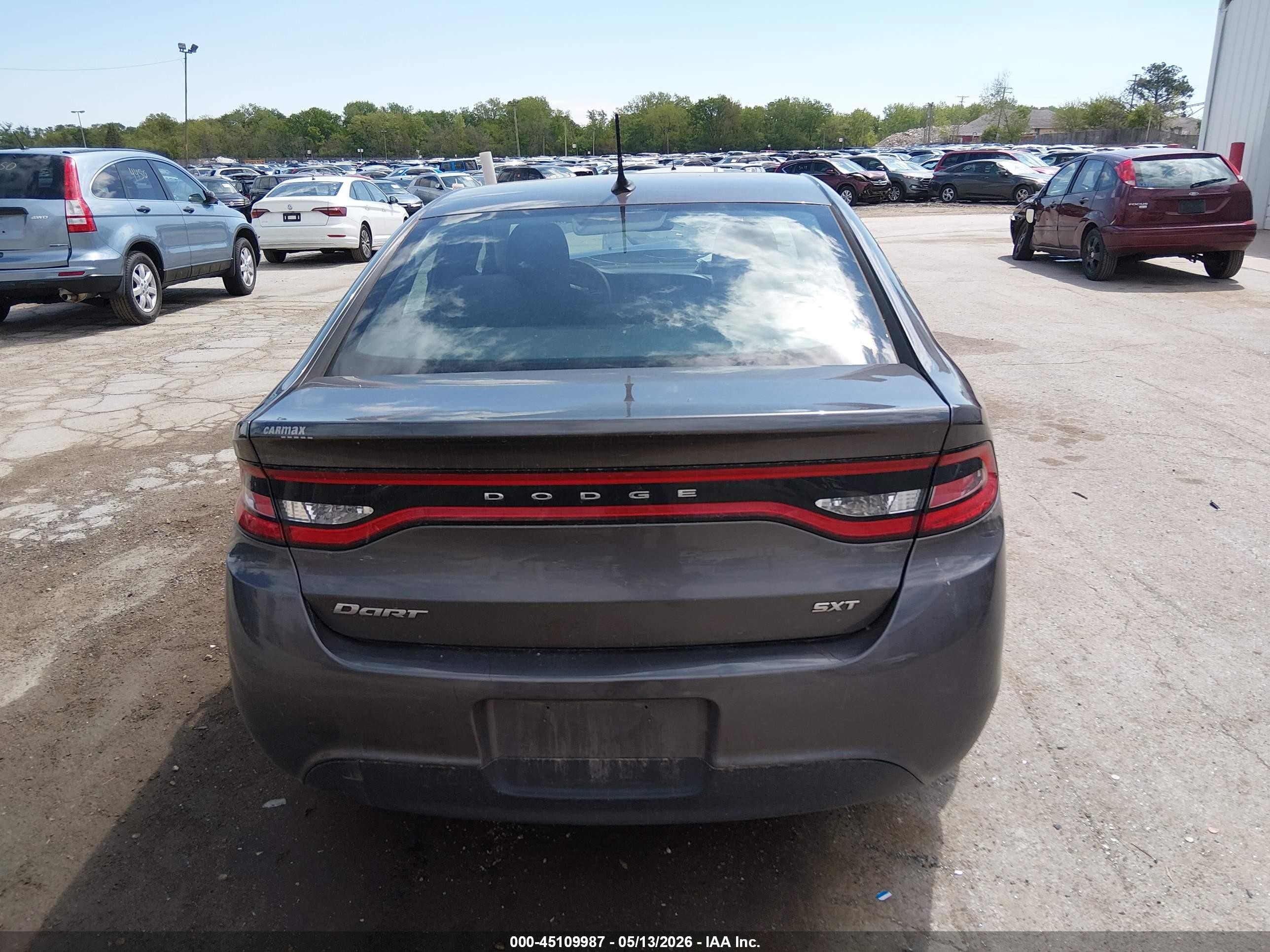 2015 Dodge Dart Sxt Серебряный vin: 1C3CDFBB5FD286467
