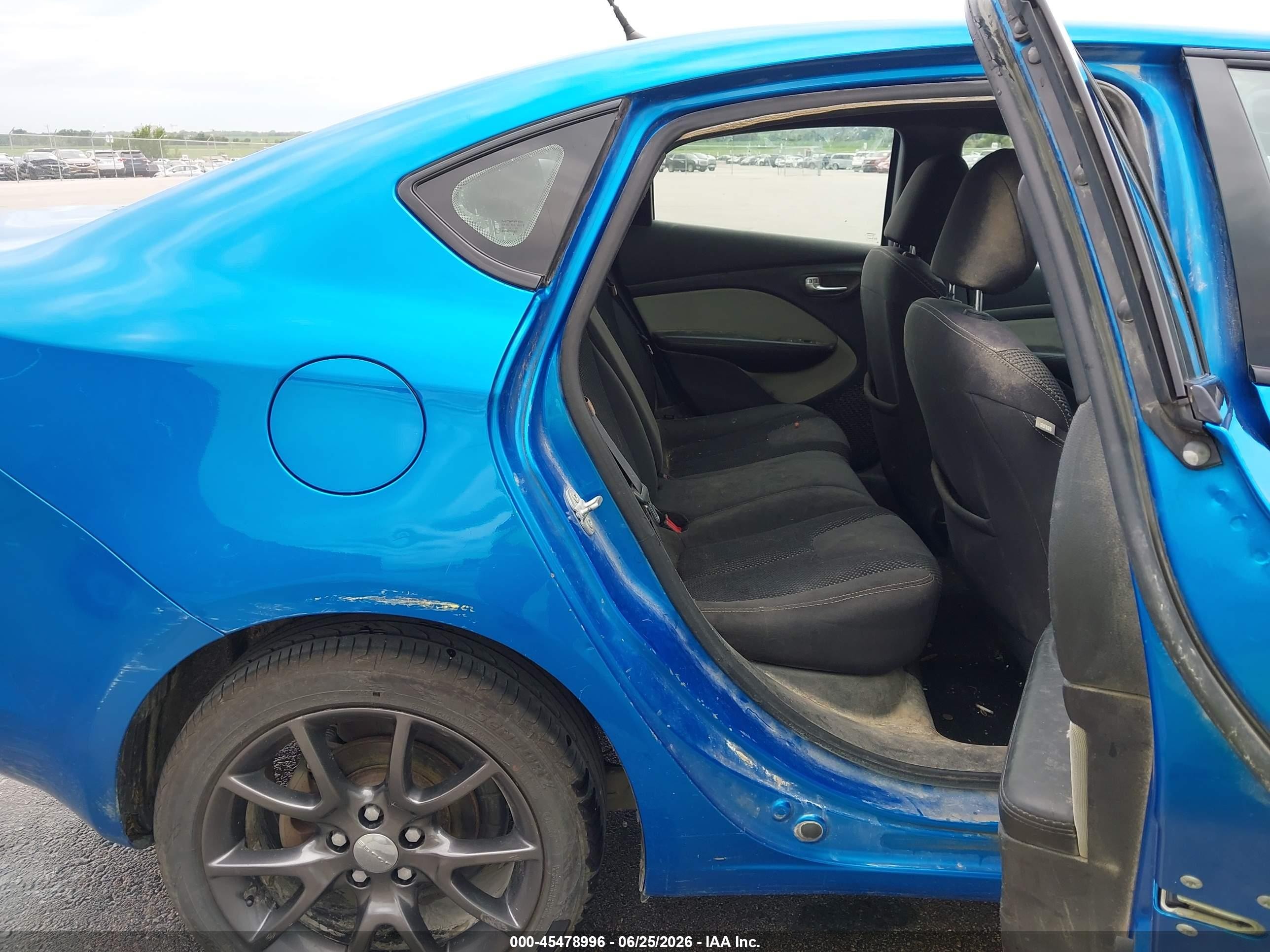 2015 Dodge Dart Sxt Синий vin: 1C3CDFBB5FD345033