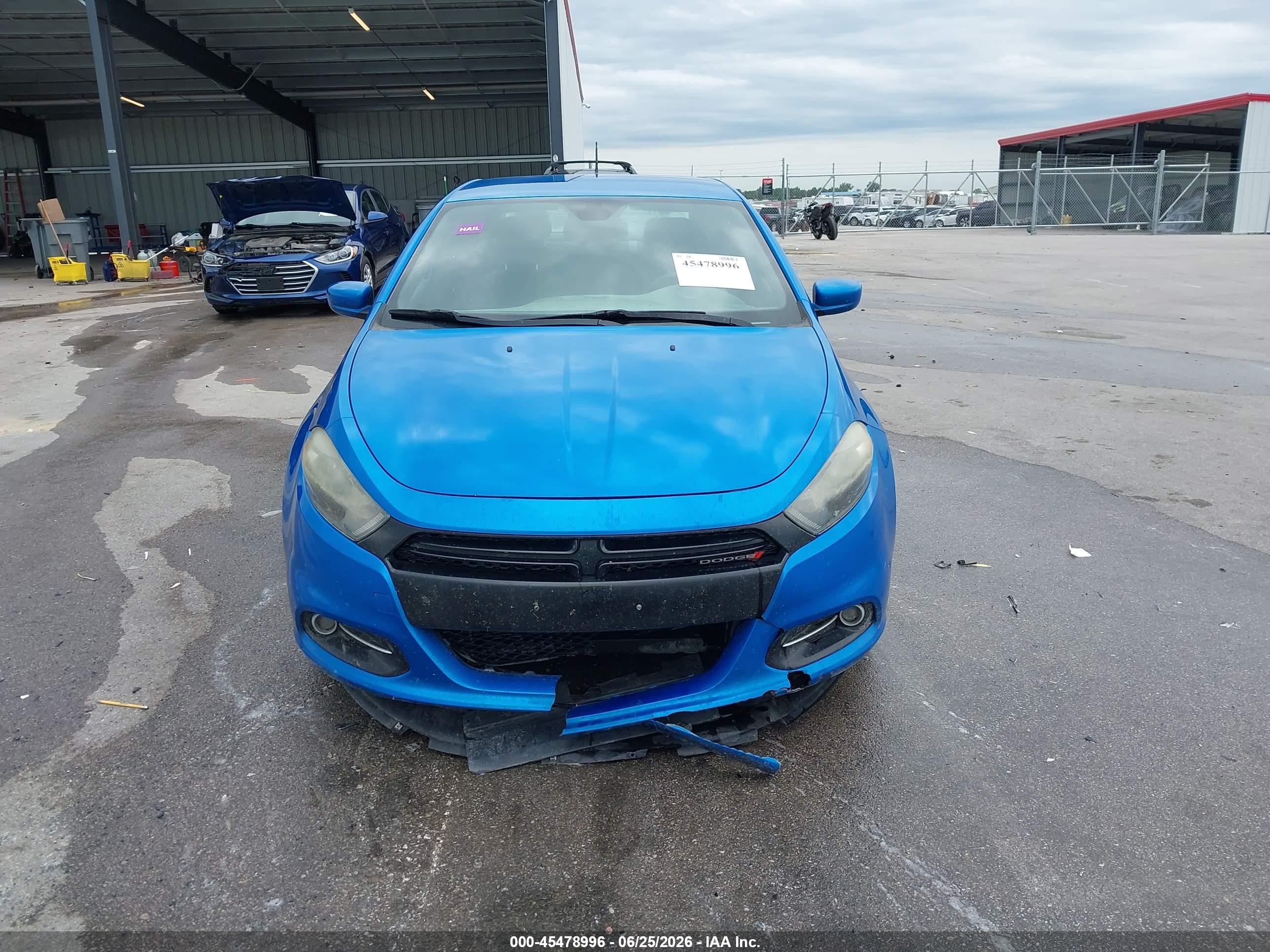 2015 Dodge Dart Sxt Синий vin: 1C3CDFBB5FD345033