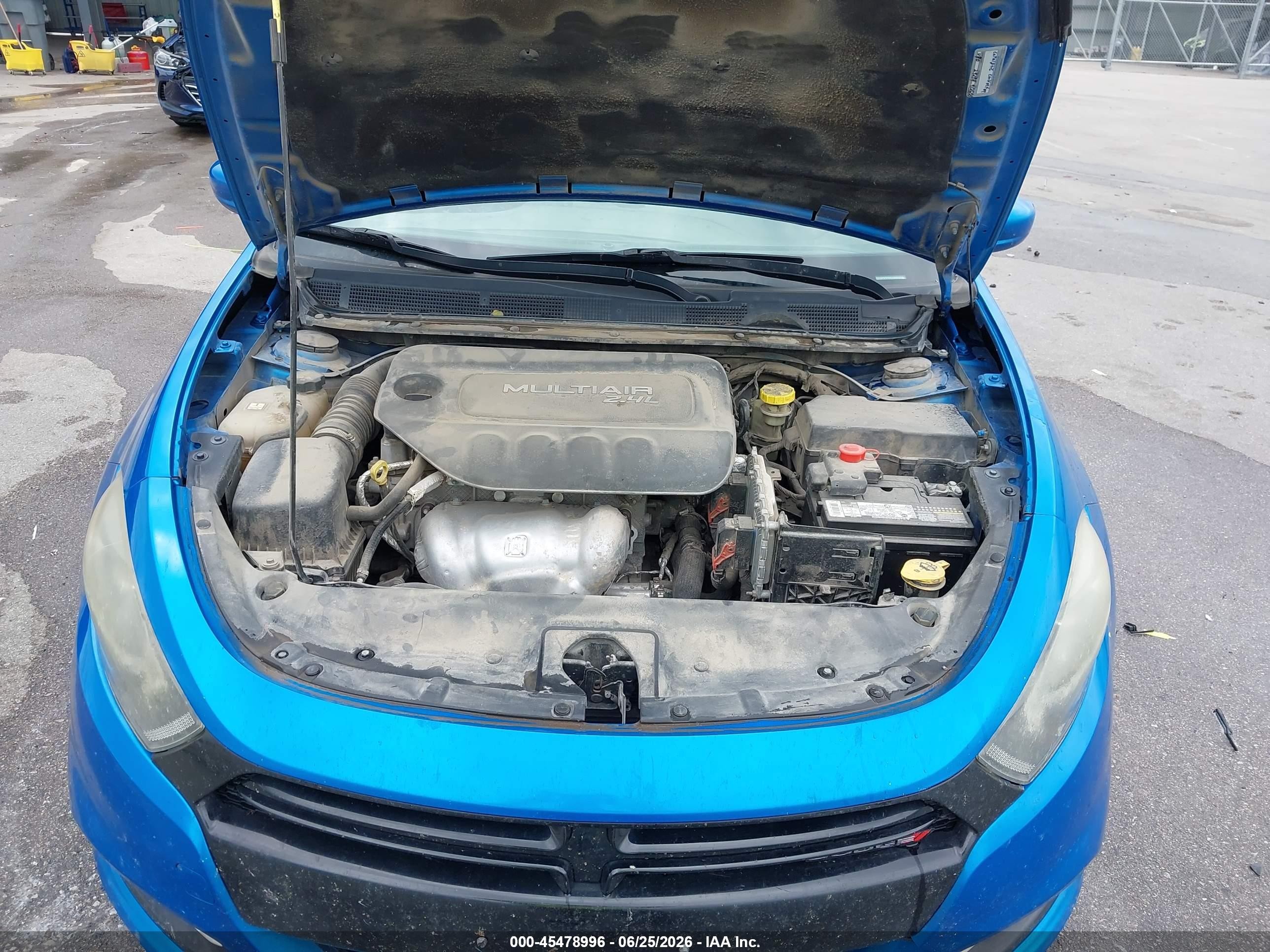 2015 Dodge Dart Sxt Синий vin: 1C3CDFBB5FD345033