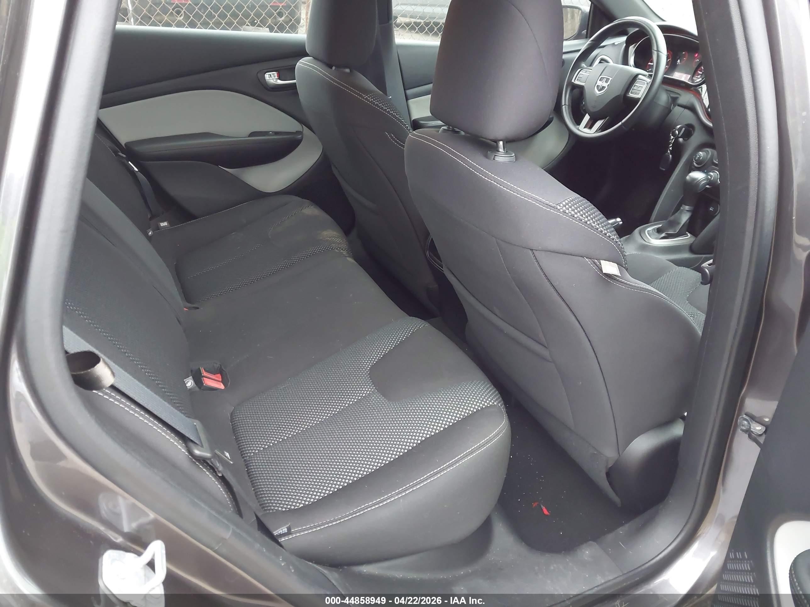 2015 Dodge Dart Sxt Gray vin: 1C3CDFBB5FD346506