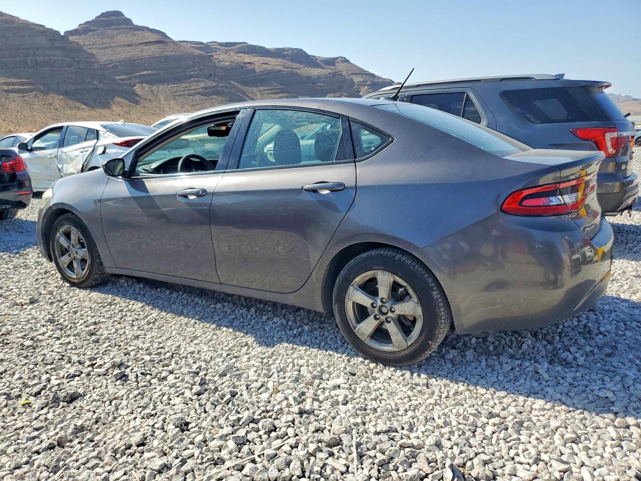 2015 Dodge Dart Sxt Gray vin: 1C3CDFBB5FD390490