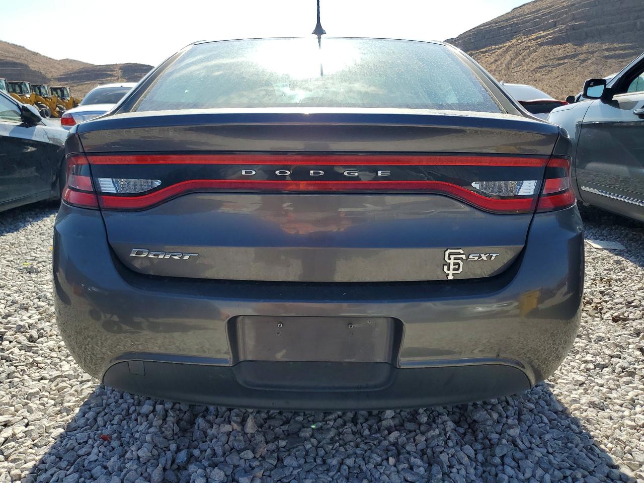 2015 Dodge Dart Sxt Gray vin: 1C3CDFBB5FD390490