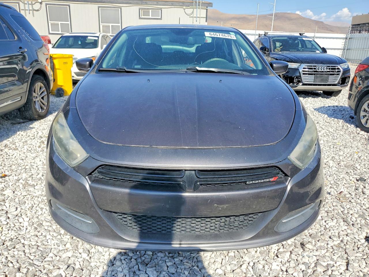 2015 Dodge Dart Sxt Gray vin: 1C3CDFBB5FD390490