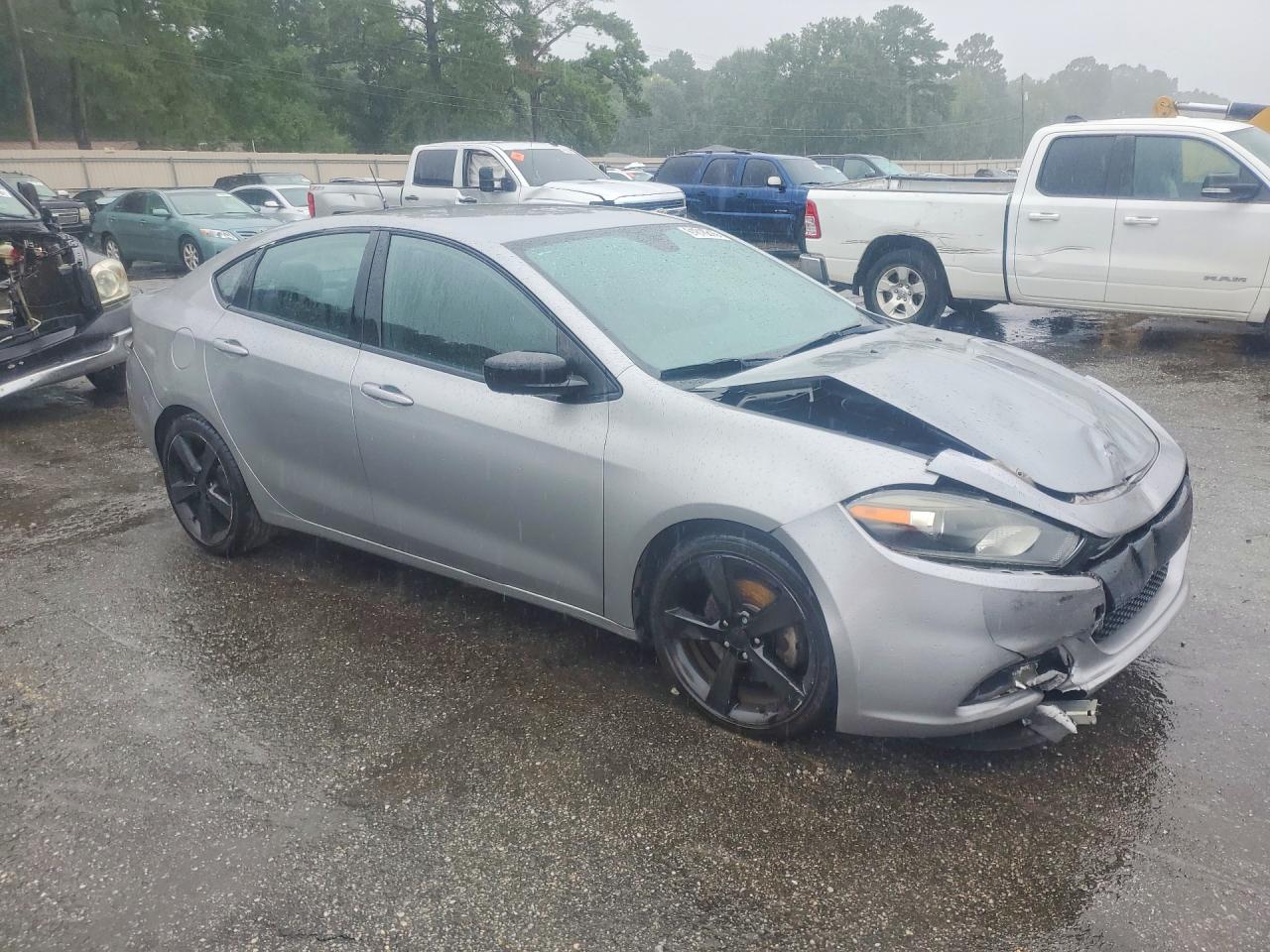 2015 Dodge Dart Sxt Silver vin: 1C3CDFBB5FD390733