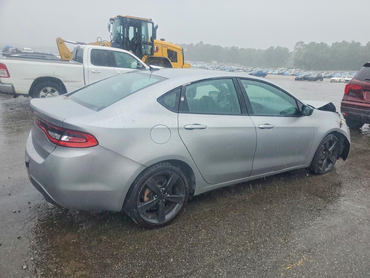 2015 Dodge Dart Sxt Silver vin: 1C3CDFBB5FD390733
