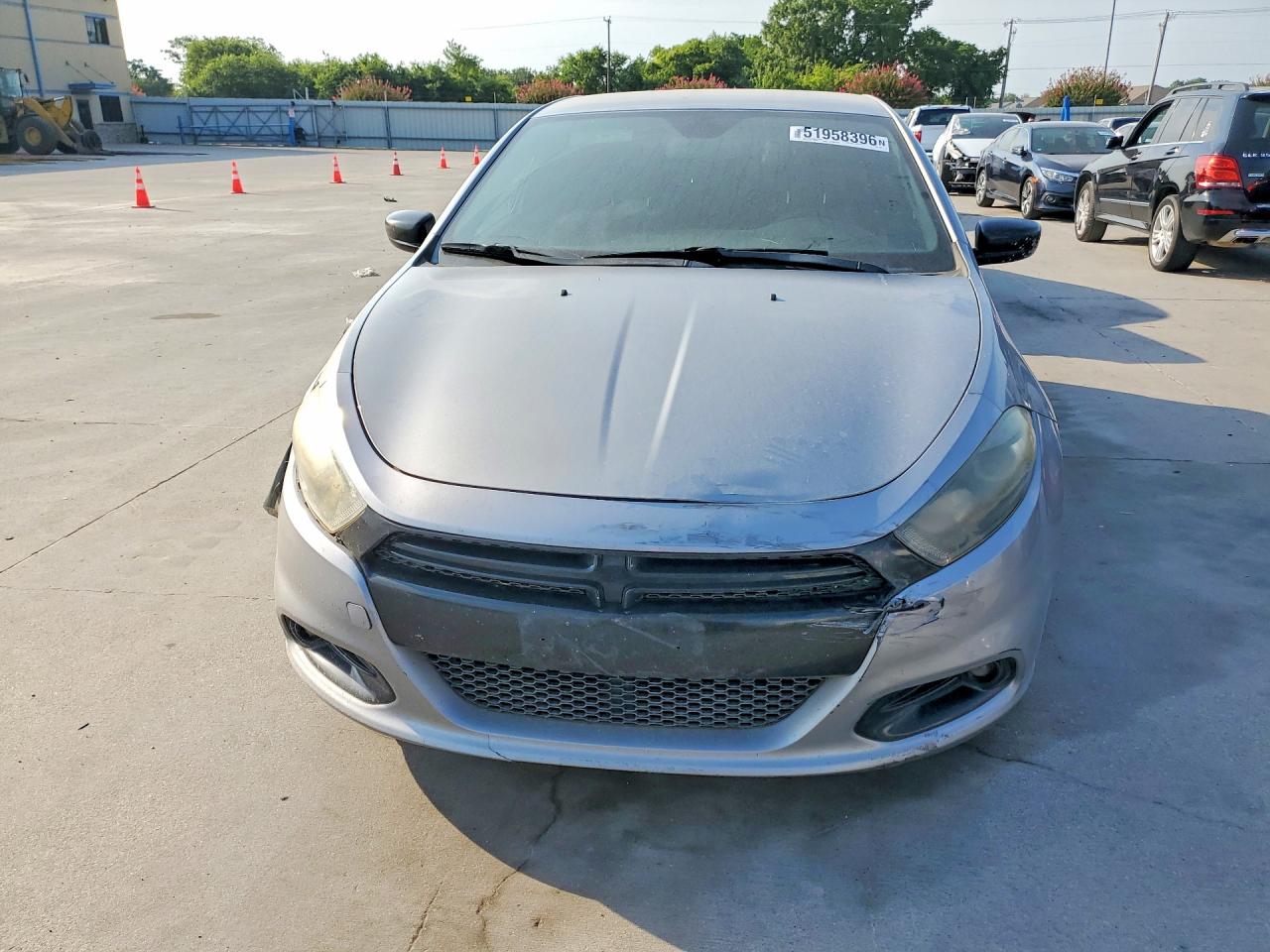 2015 Dodge Dart Sxt Gray vin: 1C3CDFBB5FD422001