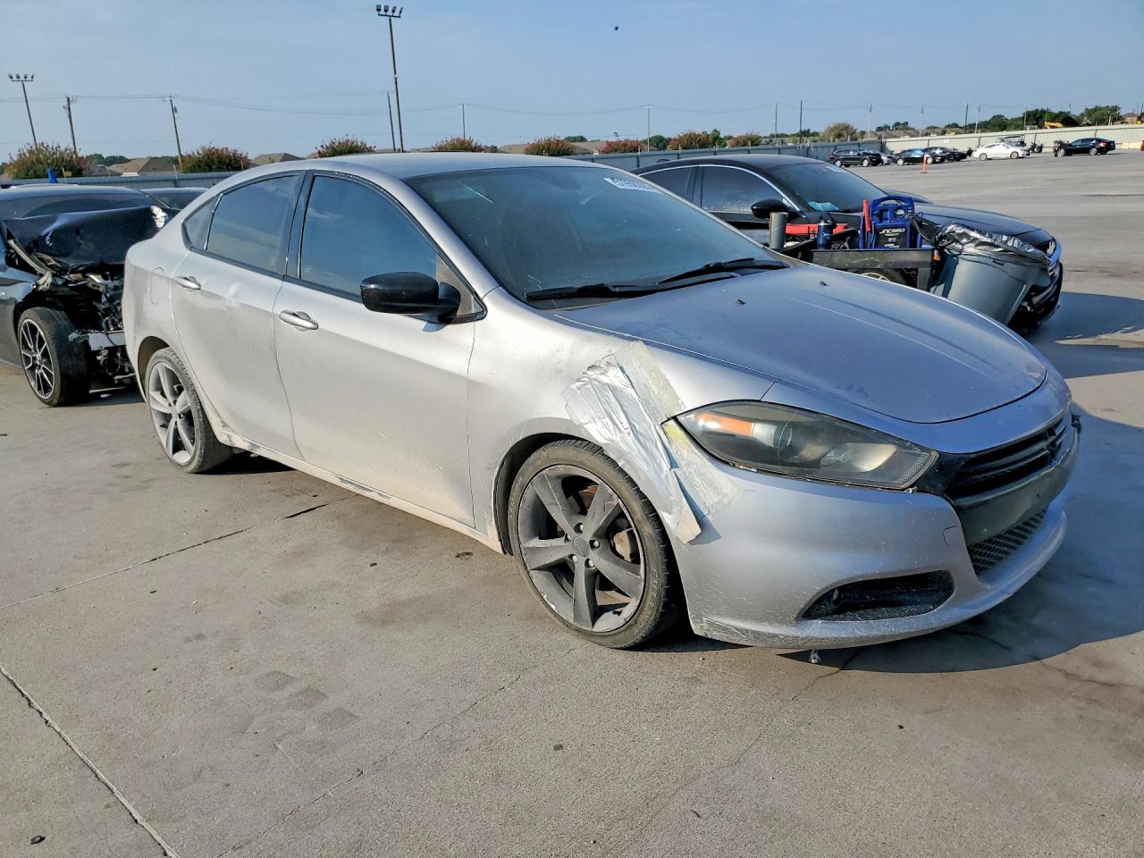2015 Dodge Dart Sxt Gray vin: 1C3CDFBB5FD422001