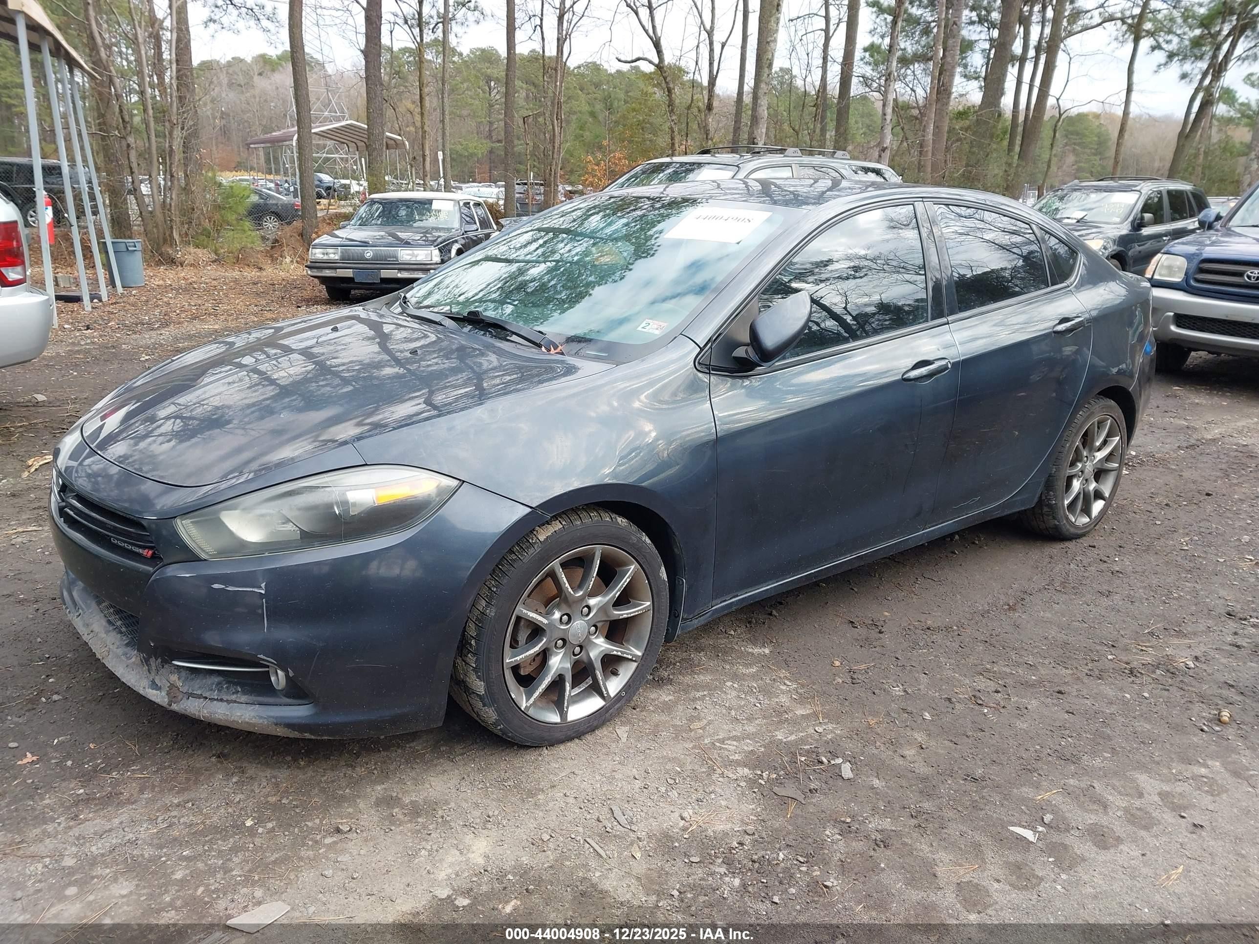 2014 Dodge Dart Sxt Blue vin: 1C3CDFBB6ED671714