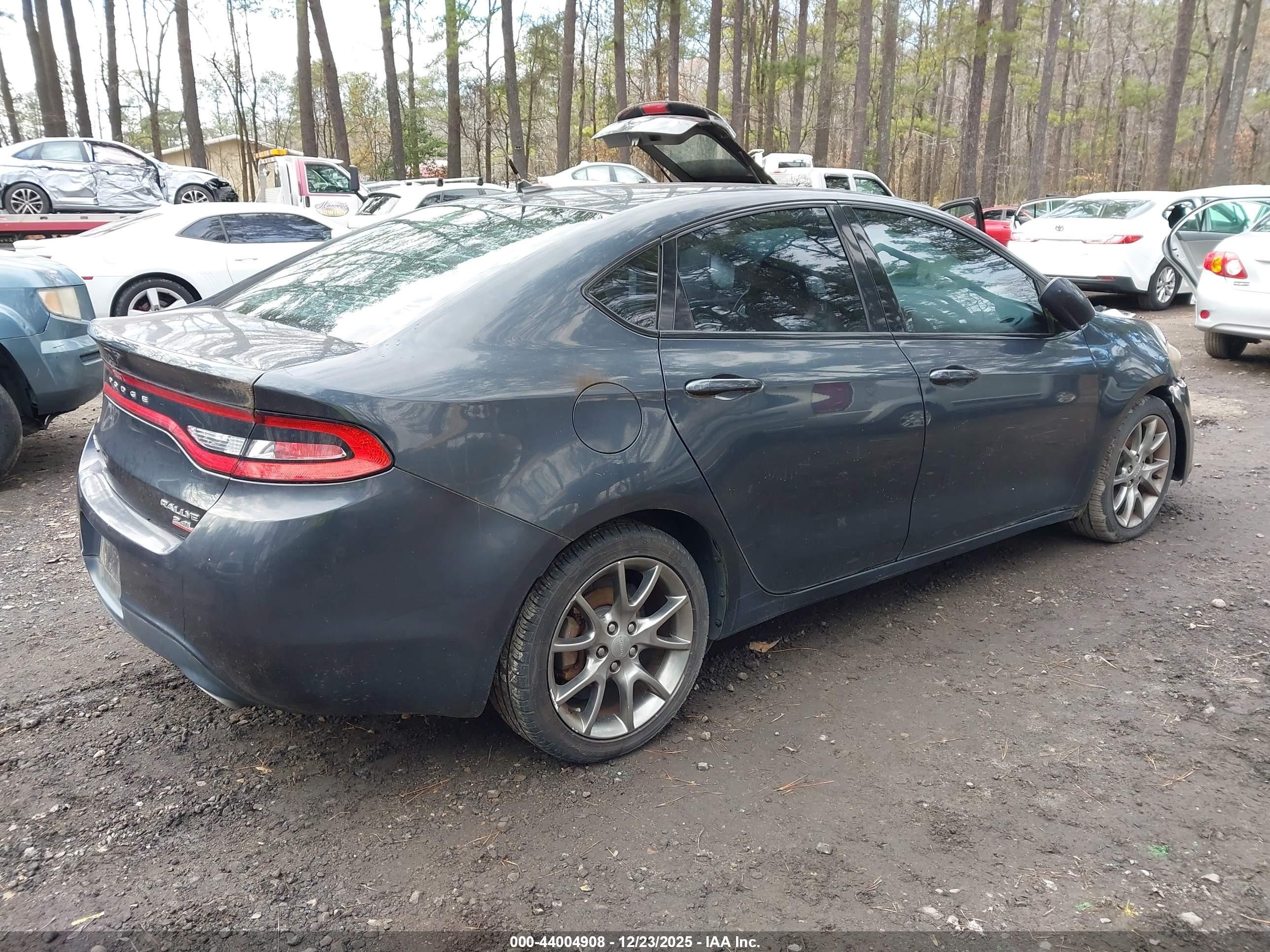 2014 Dodge Dart Sxt Blue vin: 1C3CDFBB6ED671714