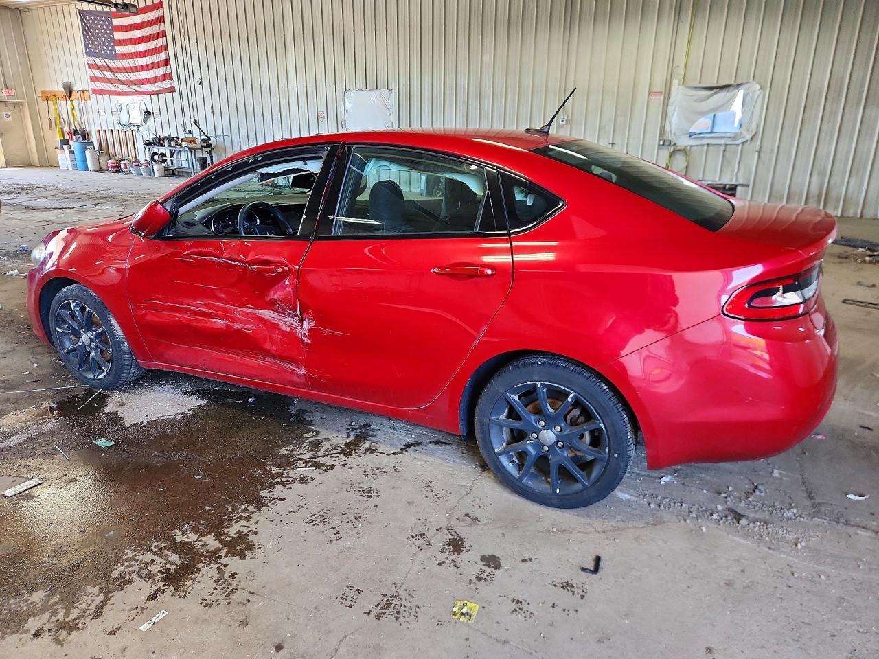 2014 Dodge Dart Sxt Red vin: 1C3CDFBB6ED723942