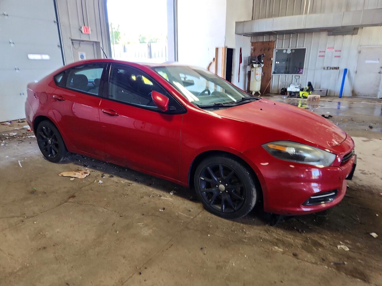 2014 Dodge Dart Sxt Red vin: 1C3CDFBB6ED723942