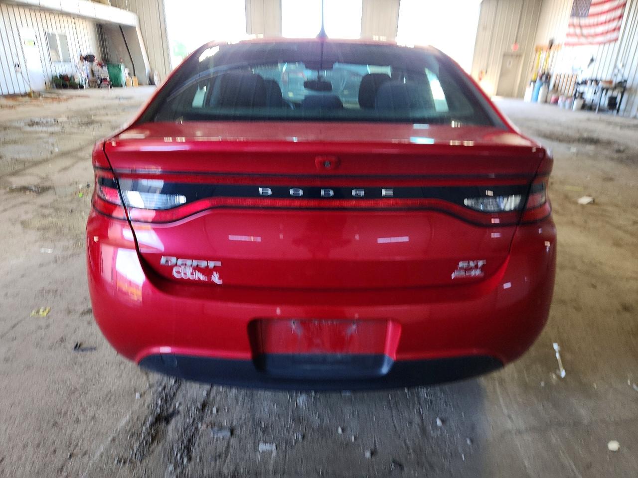 2014 Dodge Dart Sxt Red vin: 1C3CDFBB6ED723942