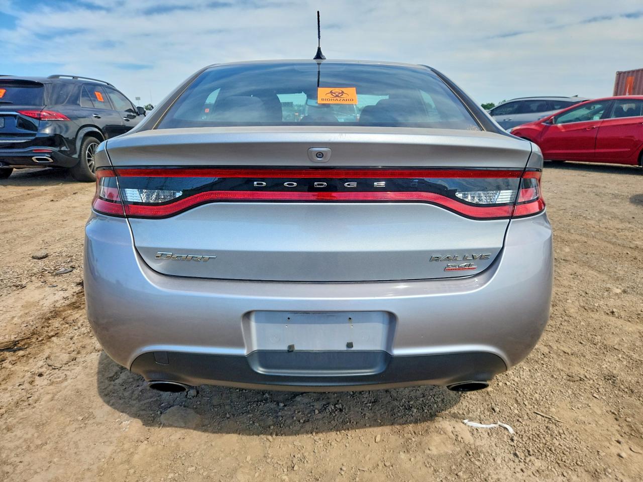 2014 Dodge Dart Sxt Silver vin: 1C3CDFBB6ED907780