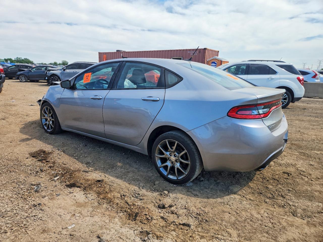 2014 Dodge Dart Sxt Silver vin: 1C3CDFBB6ED907780